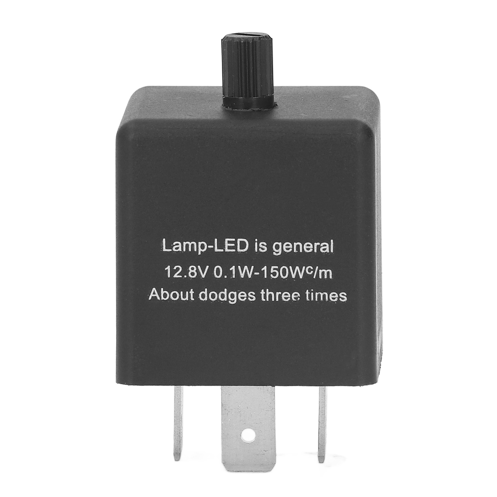 Einstellbares 3-poliges Led-blinkerrelais Für Fahrzeuge, Normalerweise Offener Kontakt, Einstellbare Frequenz, 12 V Dc, 10 A