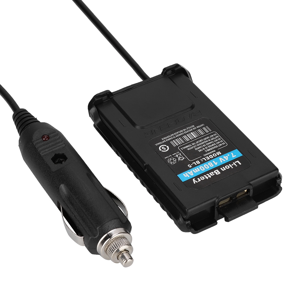 12v Kfz-ladeadapter Für Baofeng Uv 5r Walkie-talkie (autobatterie-eliminator)