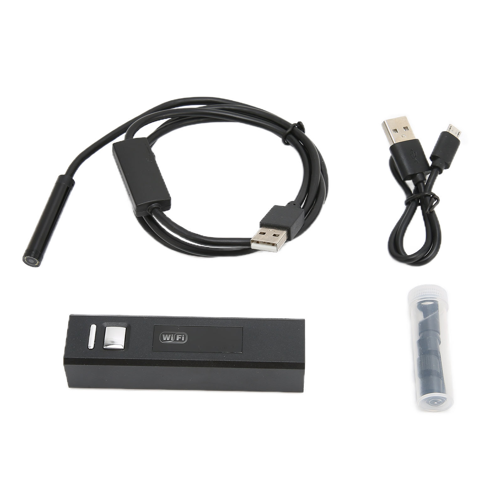 Inspecton Hd Wasserdichtes Ip68 Wlan-endoskop Mit 8-mm-objektiv Und 8 Leds