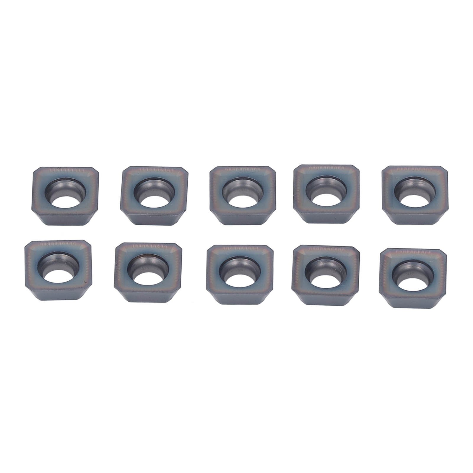 Satz Mit 10 Beschichteten Hartmetall-dreheinsätzen Für Cnc-fräsmaschine