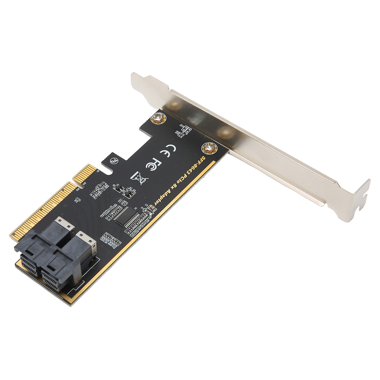 Pcie X8 Auf U.2 Dual-port-adapterkarte Sff 8643 Mini Sas Hd 36-pin Für Klassische Desktop-computer
