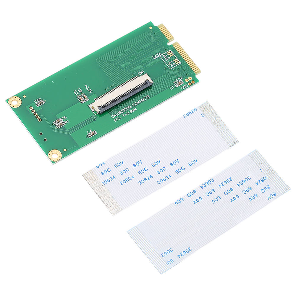 Pci-e-zu-ce-adapterkarte, Pci-e-zu-zif-transferkarte Mit 2 Flexiblen Flachbandkabeln