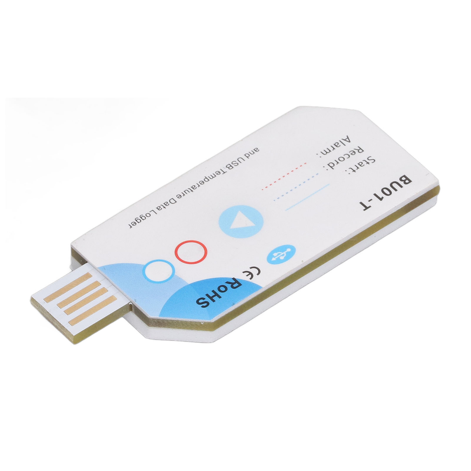 Temperaturdatenlogger Über Usb, Bluetooth-verbindung Mit App, Aufzeichnung Von Temperaturberichten Im Pdf-format, Speicherkapazität Für 120 Tage Und 32.000 Zyklen.