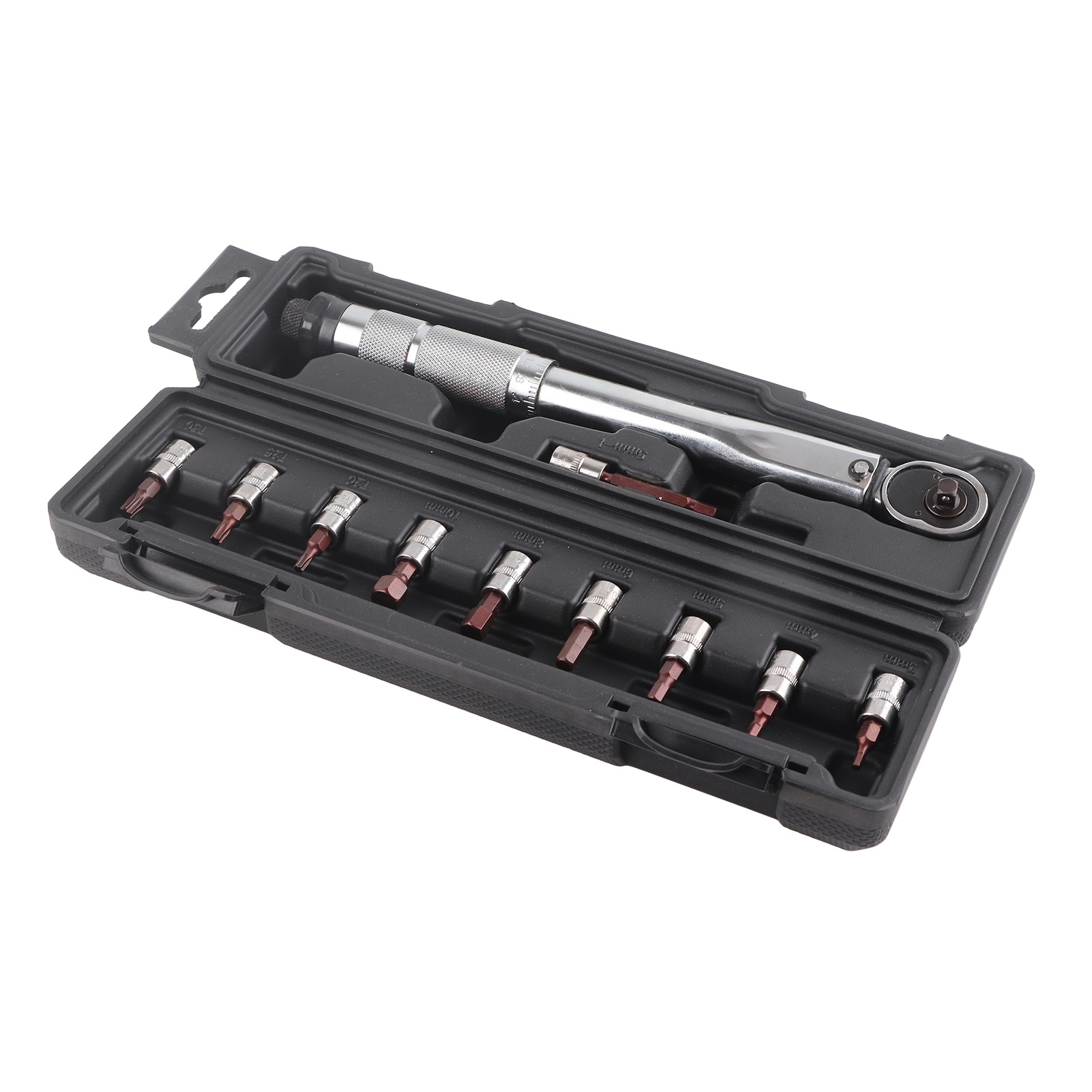 Set Mit 11 Voreingestellten 1/4"-drehmomentschlüsseln Mit 72 Zähnen, Einstellbar Von 5-25 Nm, Manuelles Fahrradreparaturwerkzeug