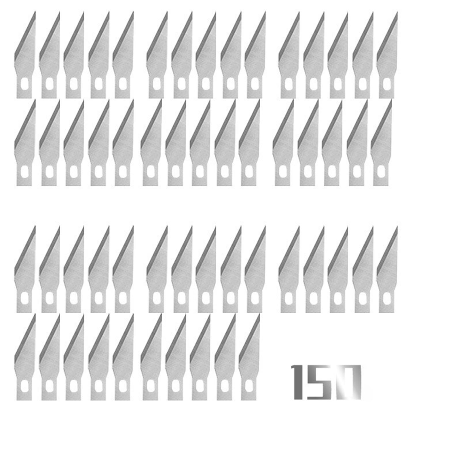 150 Scharfe Und Präzise Schnitzklingen Aus Kohlenstoffstahl Für Reparaturen Und Klebstoffentfernung, Für Präzisionsmesser.