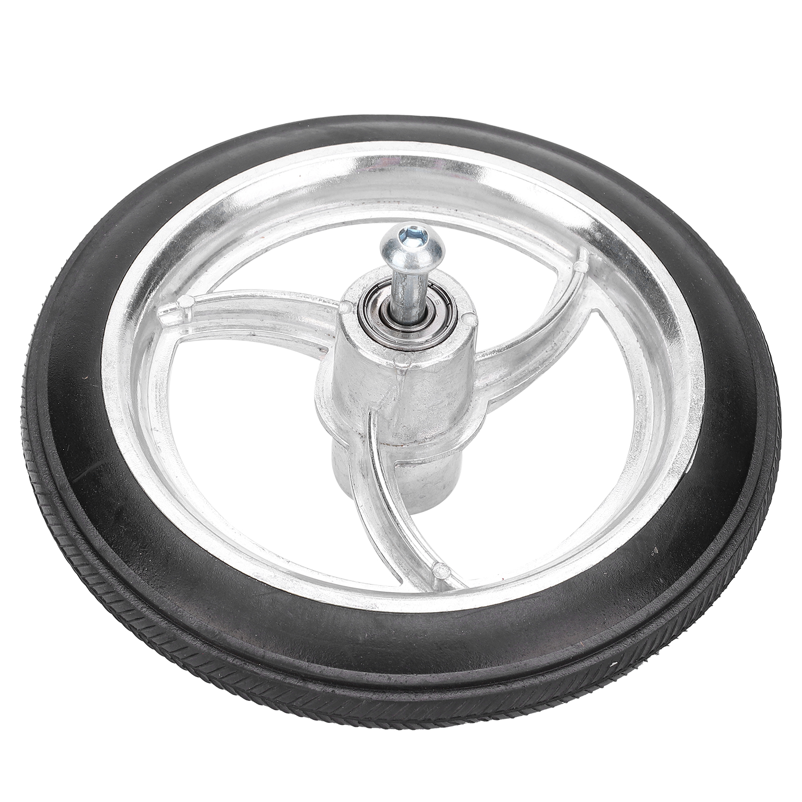 7-zoll-vorderrad-ersatzreifen Aus Rutschfestem Polyurethan-aluminium-legierung Für Menschen Mit Behinderung, 8 Mm