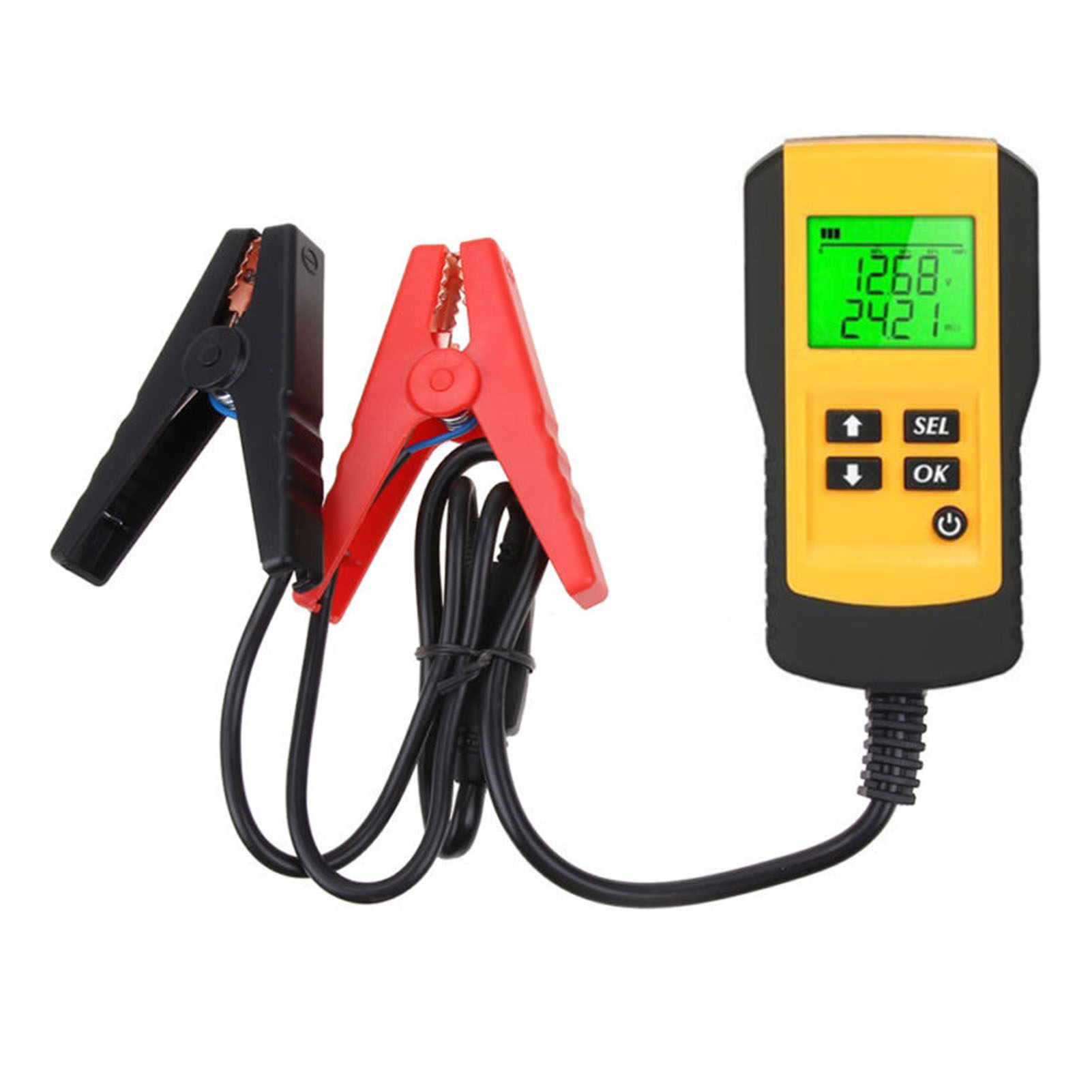 12v Autobatterietester: Anzeige Von Spannung, Innenwiderstand Und Kapazität (ah).