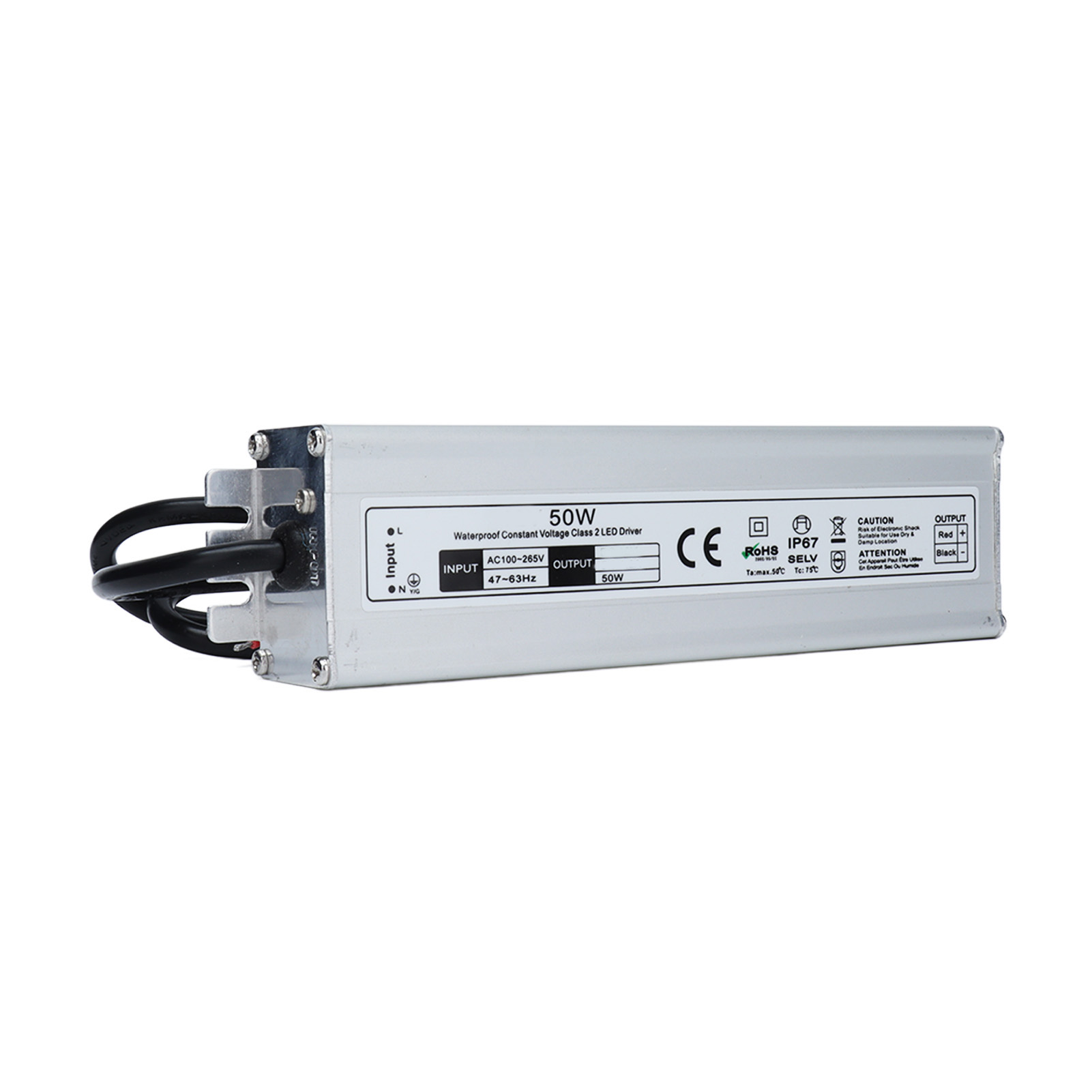 Ac100–265v Ip67 Wasserdichtes Led-netzteil, Transformator Für 50-weu-led-streifen, 12v Ausgang