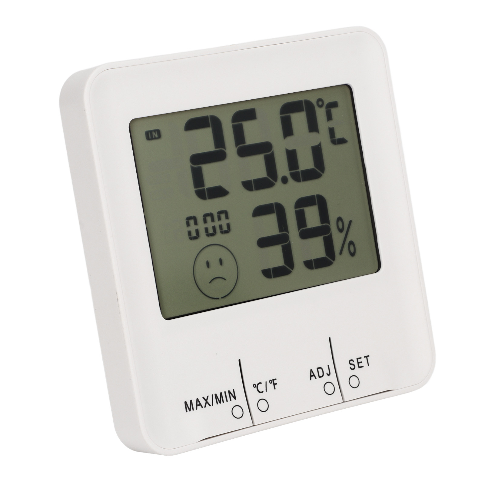 Thermometer-hygrometer, Temperatur- Und Feuchtigkeitsanzeige, Digitale Elektrische Uhr Für Zuhause