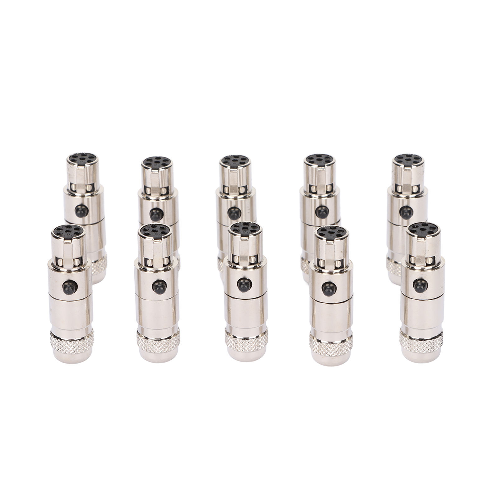 Packung Mit 10 Mini-6-pin-xlr-buchsen (weiblich, Ganzmetall) Für Mikrofonkabel