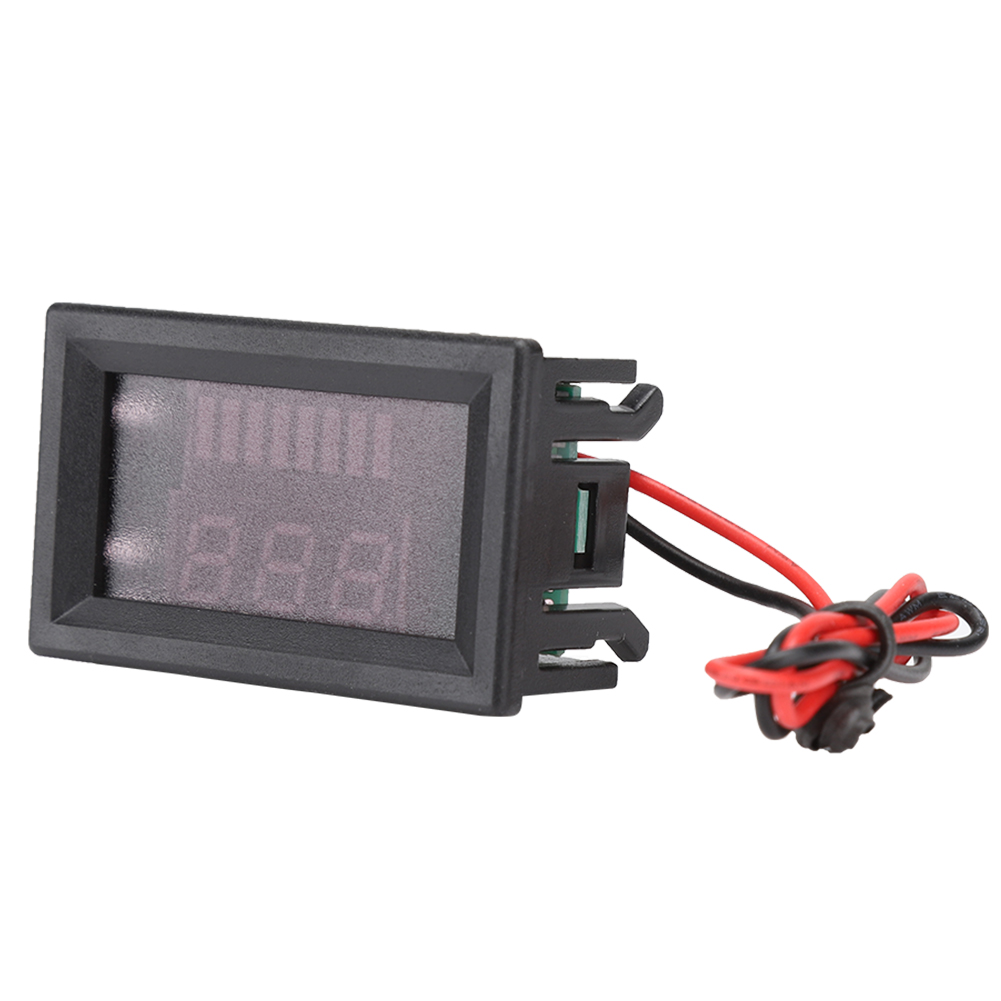 Digitales Gleichstromvoltmeter Für Elektrische Geräte, Spannungsanzeige, Voltmeter Für 12v-60v Lithiumbatterie (blau)