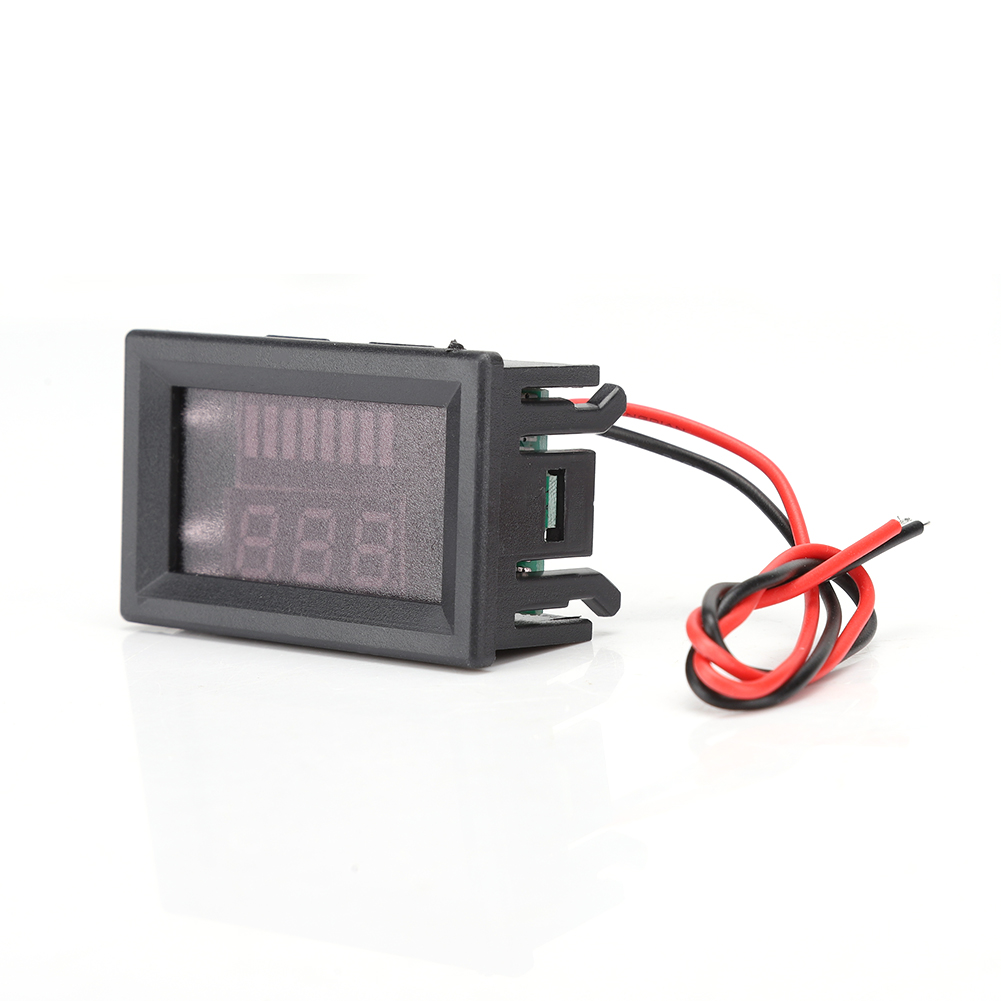 Digitales Gleichstromvoltmeter Für Mobile Geräte, Spannungsanzeige Für Lithiumbatterien, 12v-72v Voltmeter (blau)