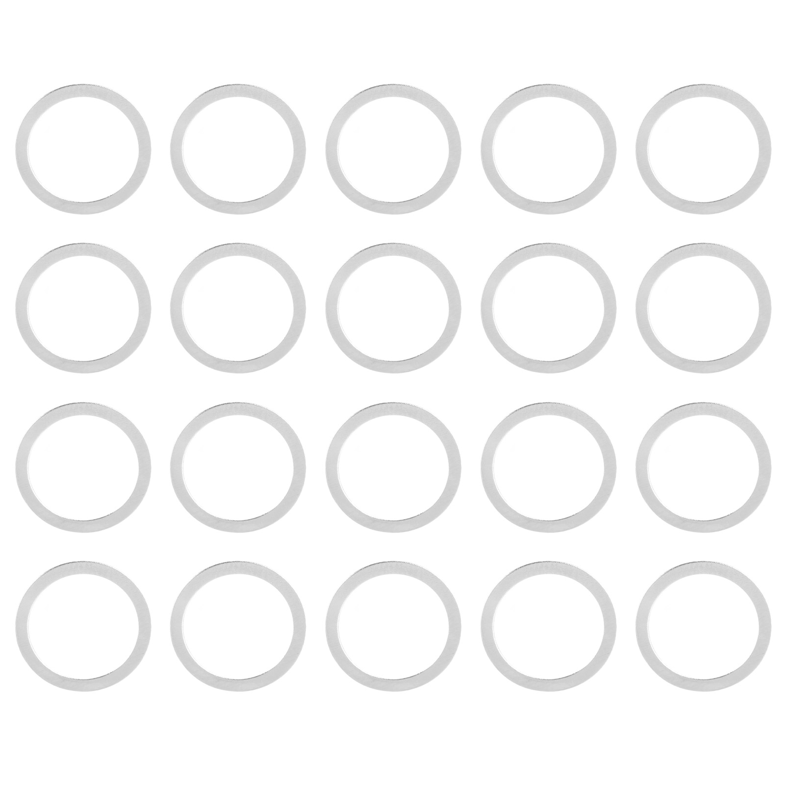 120 Flache Unterlegscheiben Aus Edelstahl Zur Montage Von Lagern, Rädern, Zahnrädern Und Schrauben 4807-1215-0250