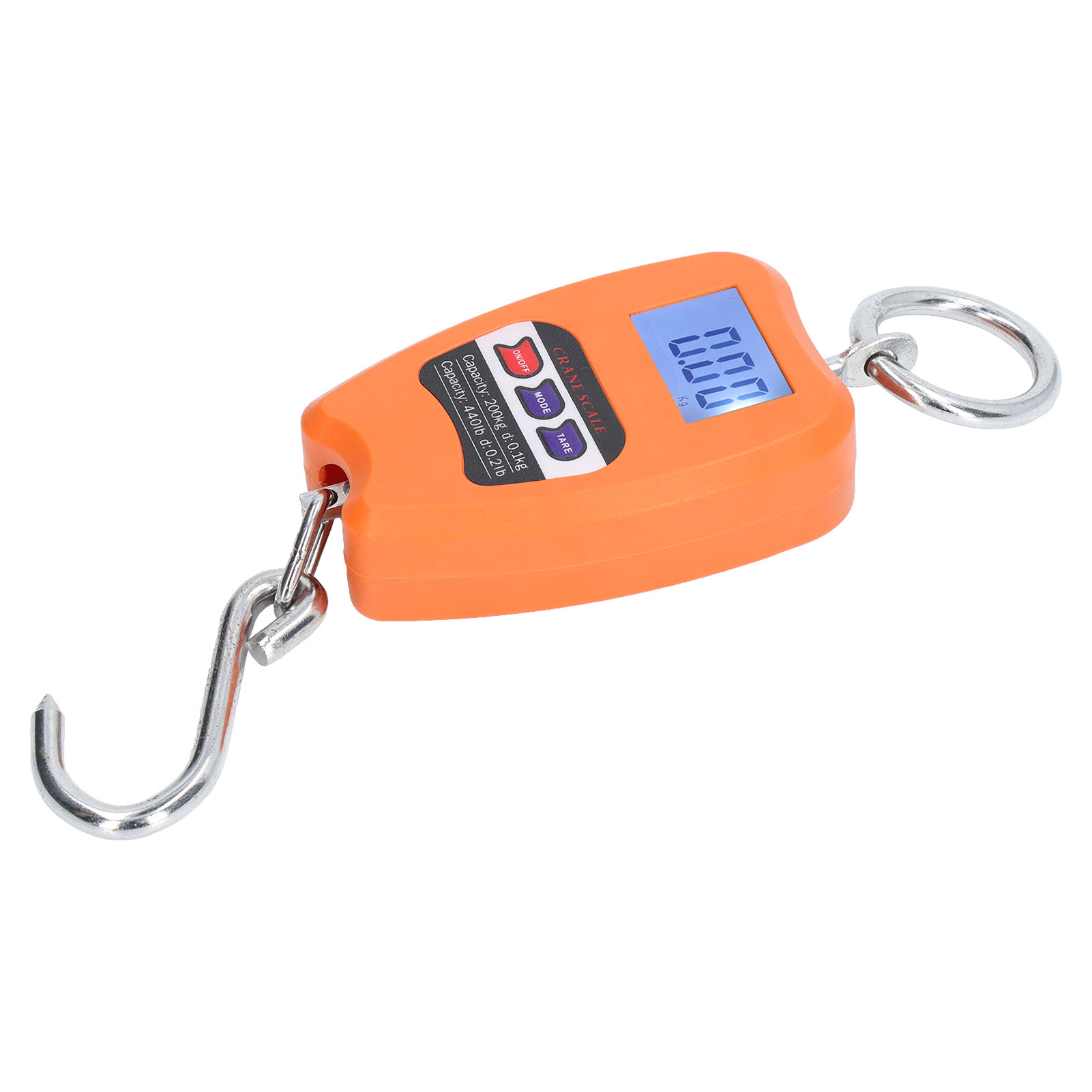 Tragbare Digitale Hängewaage, Tragkraft 200 Kg, Präzise Multifunktionale Mini-hängewaage Mit Lcd-bildschirm