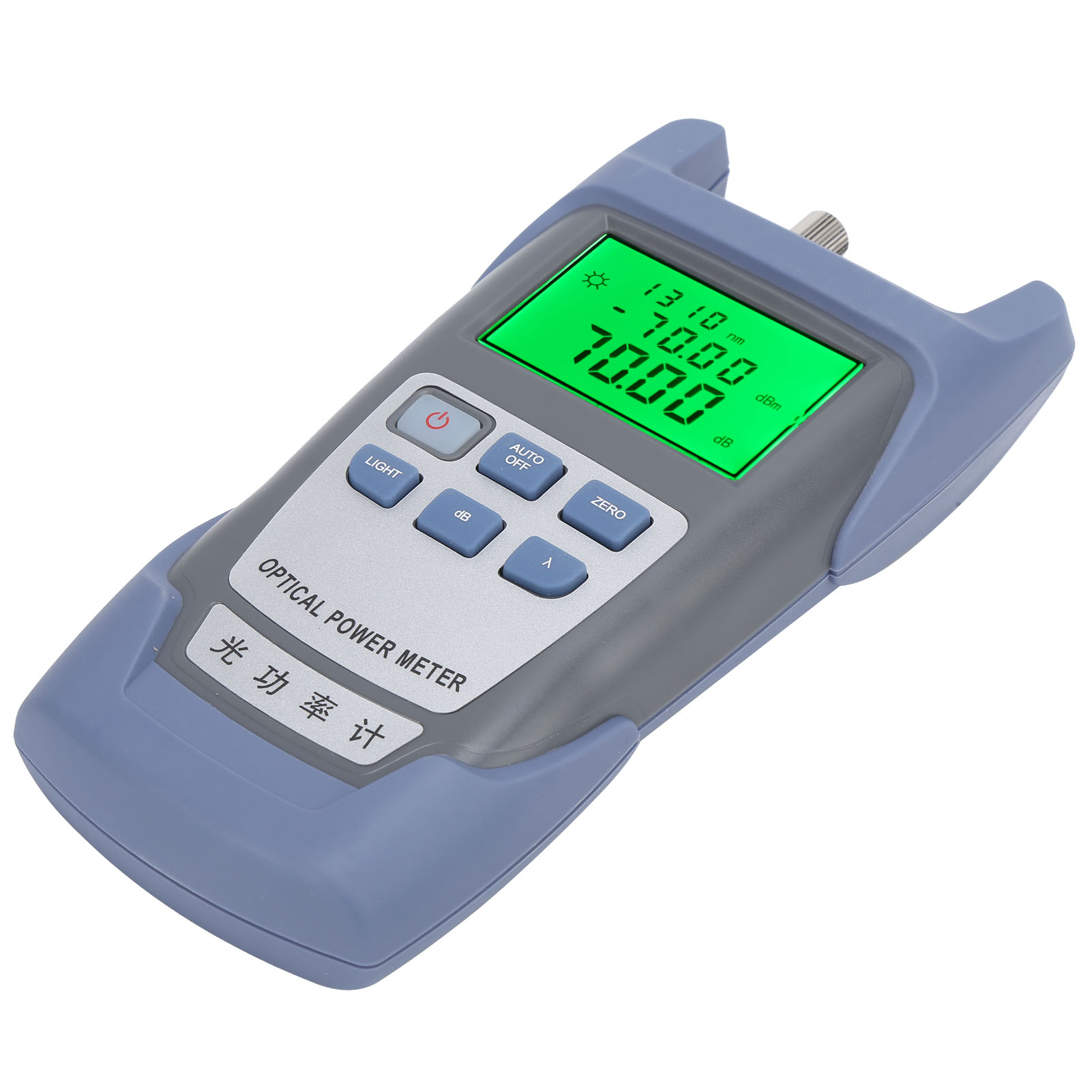 Aua-9 Tragbares Optisches Wattmeter, Optisches Multimeter, Lichtdämpfungstester -70 Bis +10 Dbm