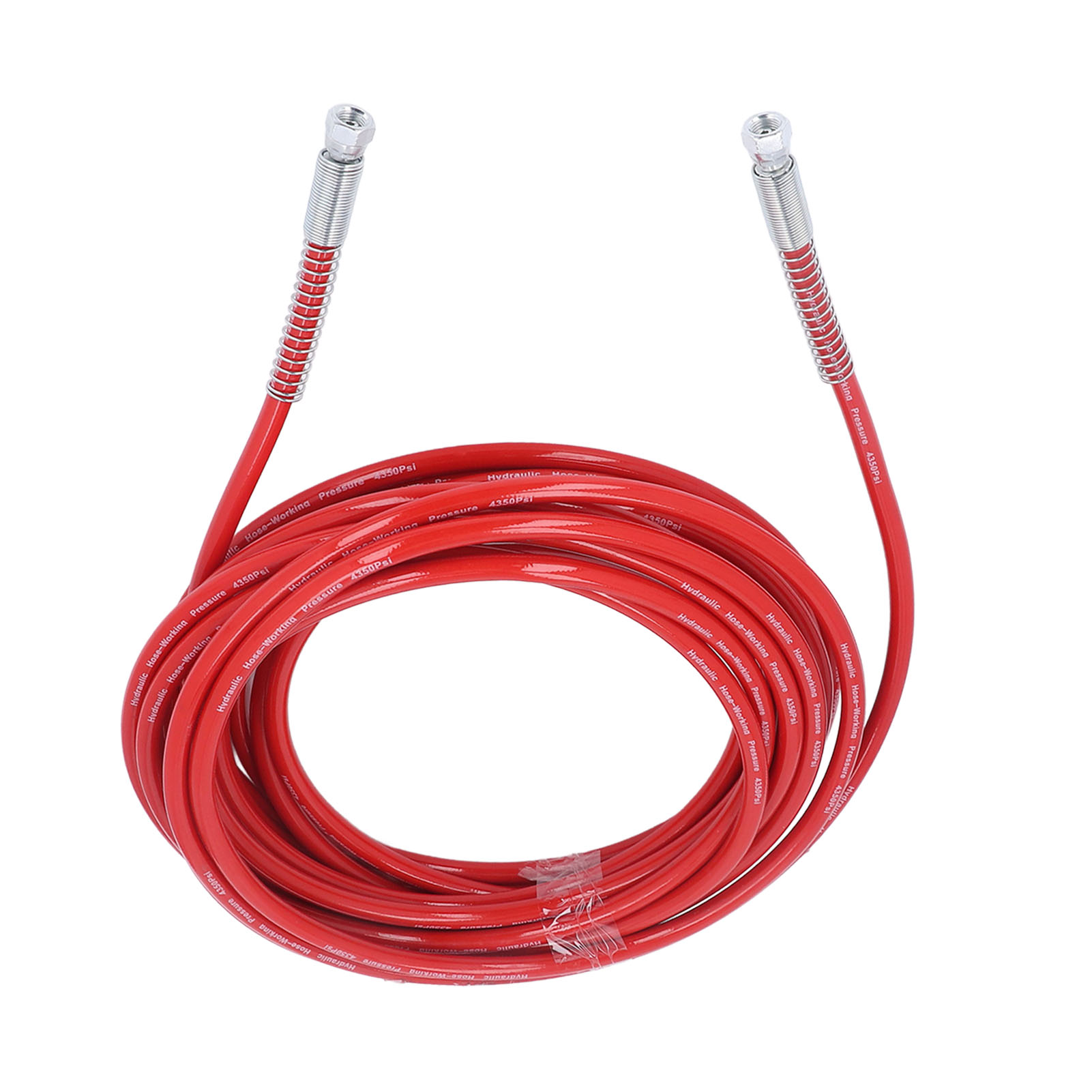 Universeller, Flexibler Hochdruck-airless-farbspritzschlauch Aus Fiberglas, 15 M Lang, 6,35 Mm Durchmesser, Rot
