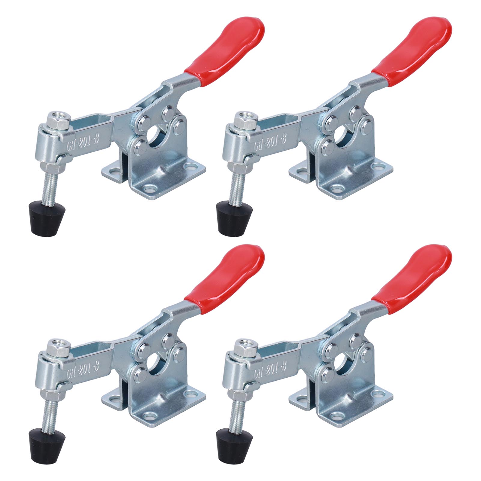 Set Mit 4 Horizontalen Schnellspannklemmen, Kurbelgriff, Robustes Werkzeugzubehör Für Schwere Arbeiten