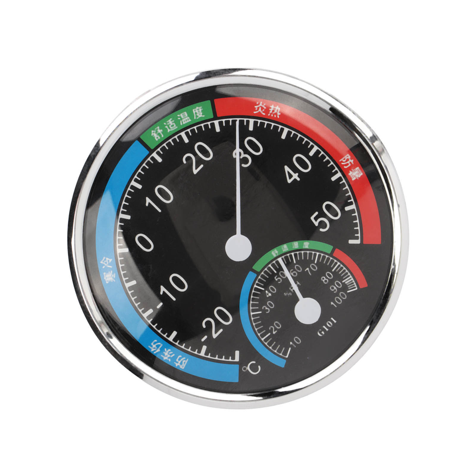 G101 Temperatur- Und Feuchtigkeitsmessgerät – Feuchtigkeitsdetektor – Multifunktionsthermometer-hygrometer – Schwarz