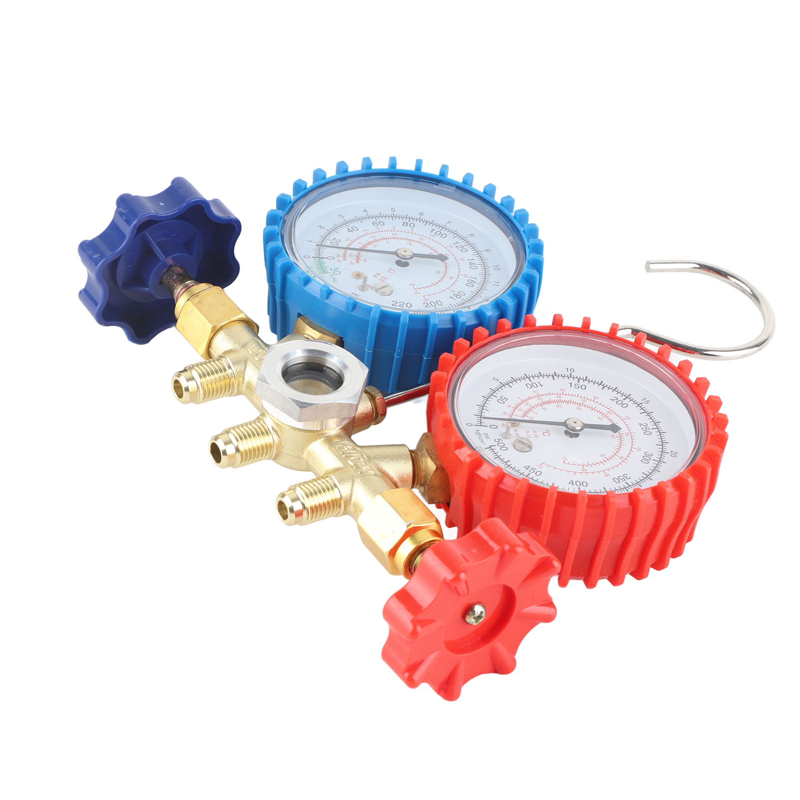 Manometer Für R134a-klimaanlagen, Klimaanlagen-kältemittelset, Korrosionsbeständiges Messing, R12, R22, R502