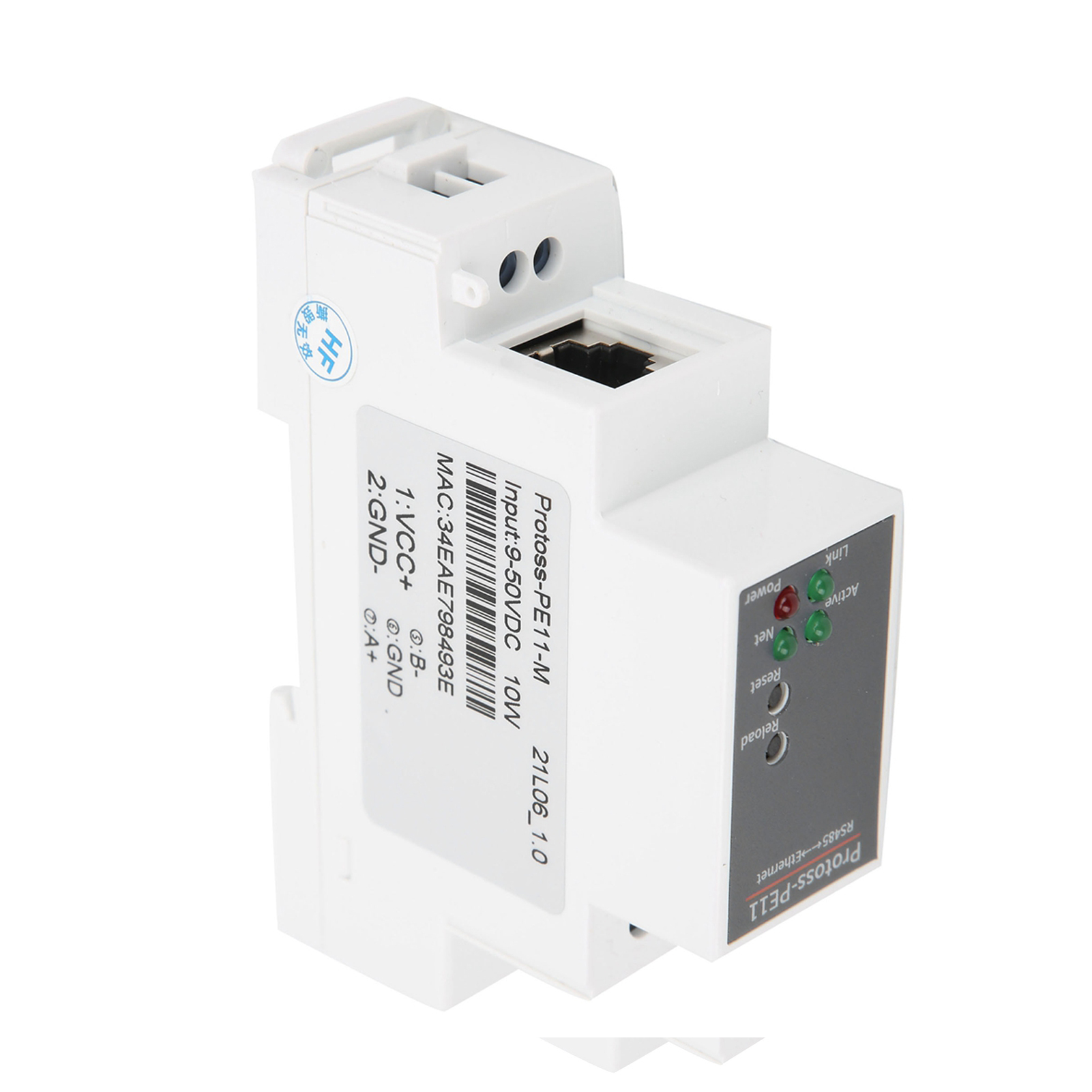 Rs485-zu-wlan-ethernet-netzwerkmodul Für Serielle Server, Schienenmontage, 9–50 V Dc-netzteil, 10 W, Pe11-m