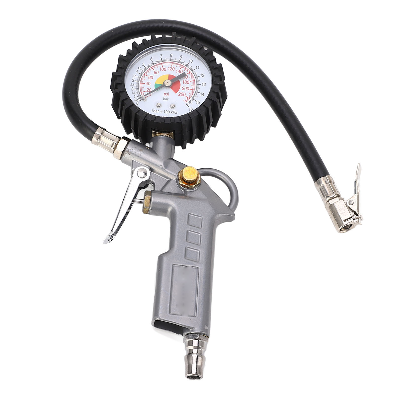 Reifenfüller Mit Manometer, 225-psi-düse, 0,3-zoll-einlass, Fahrzeugzubehör
