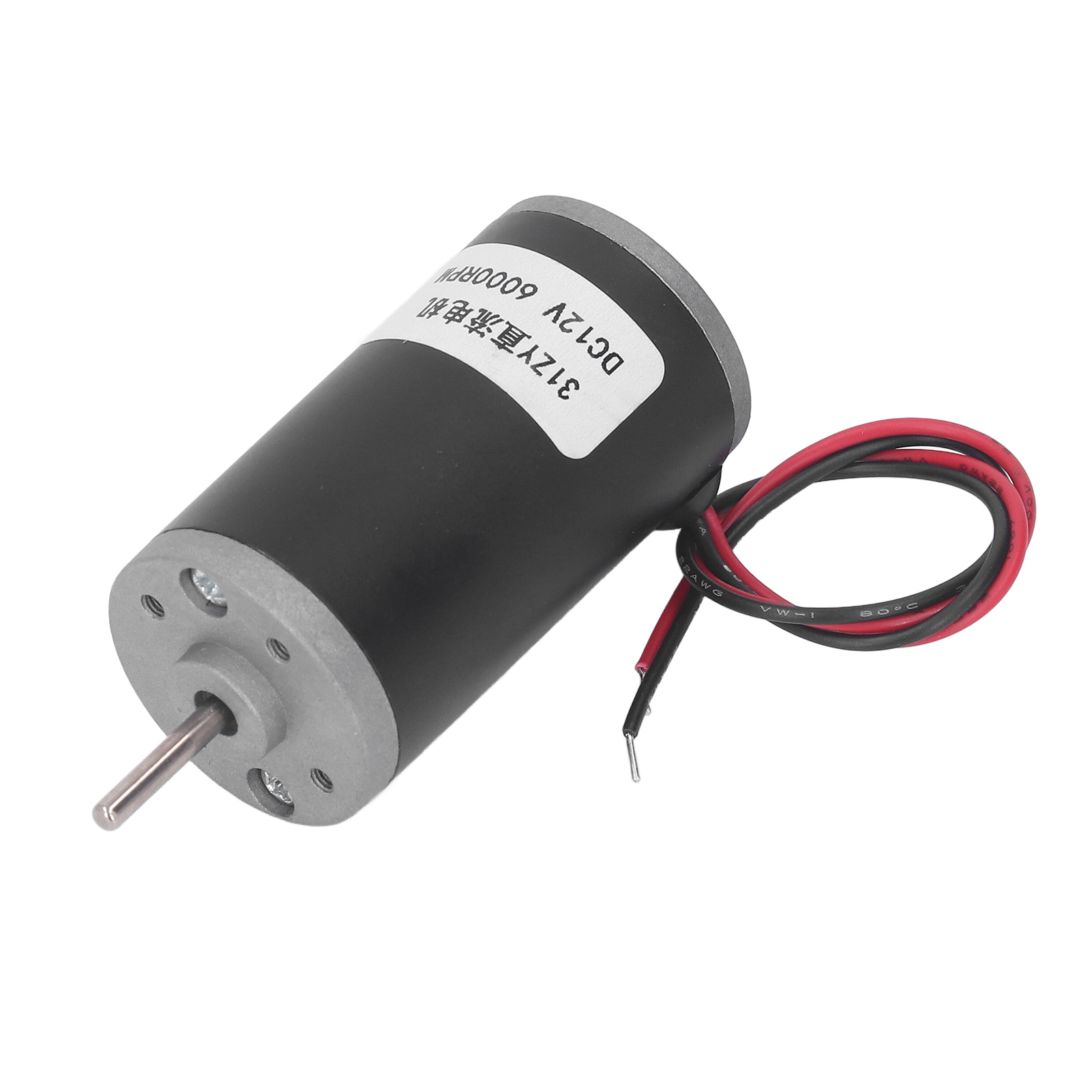 12v Gleichstrom-reversibler Permanentmagnetmotor, Cw/ccw-hochgeschwindigkeits-elektromotor Mit Hohem Drehmoment (6000 U/min)