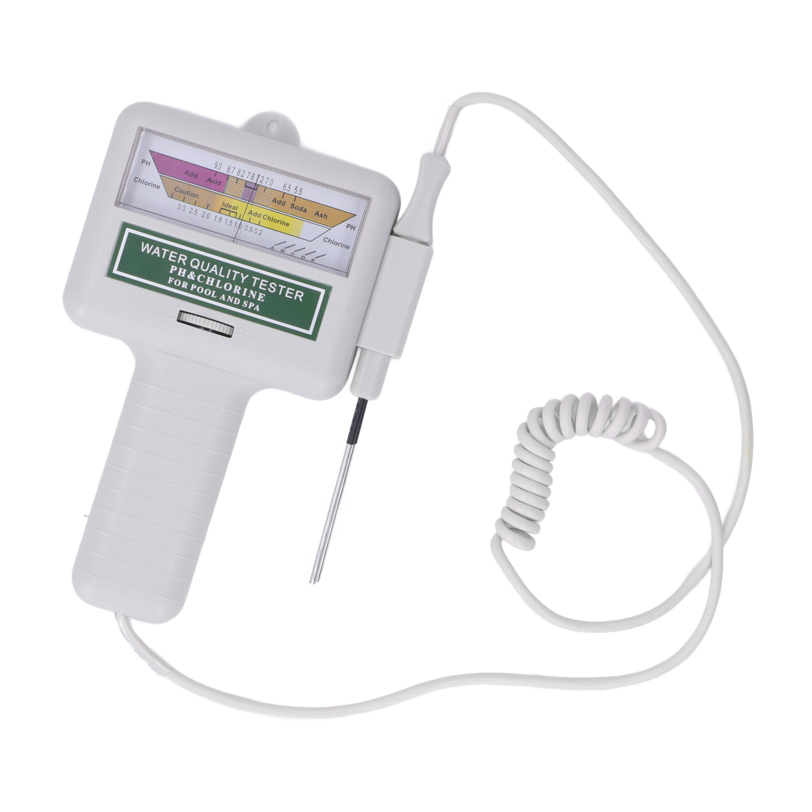 Elektronisches, Digitales, Tragbares Wasserqualitätsmessgerät: Chlor- Und Ph-analysator Für Schwimmbäder