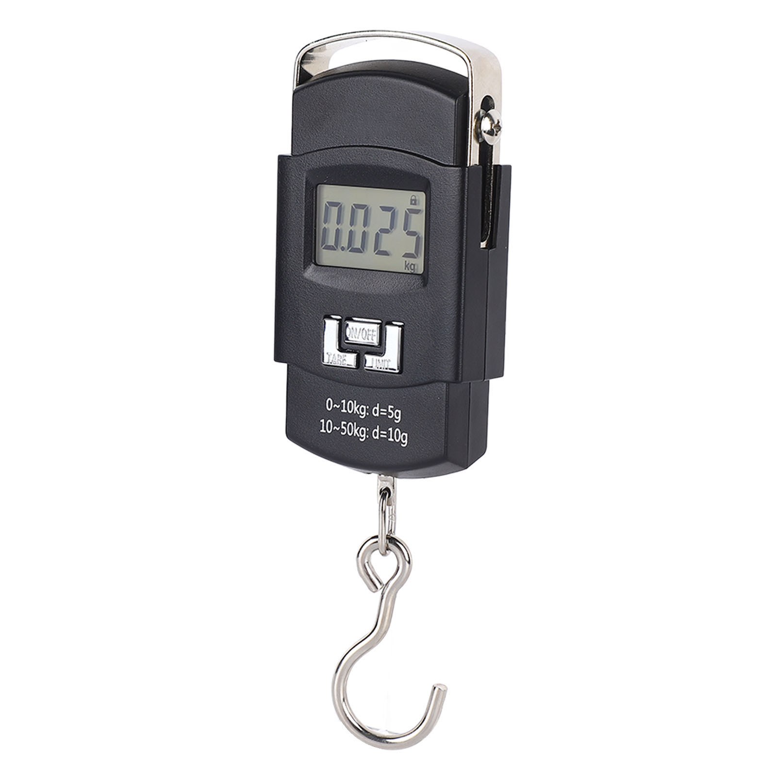 Tragbare Digitale Fischwaage 50 Kg Mit Aufhängehaken, Lcd-bildschirm Und Ergonomischem Griff.