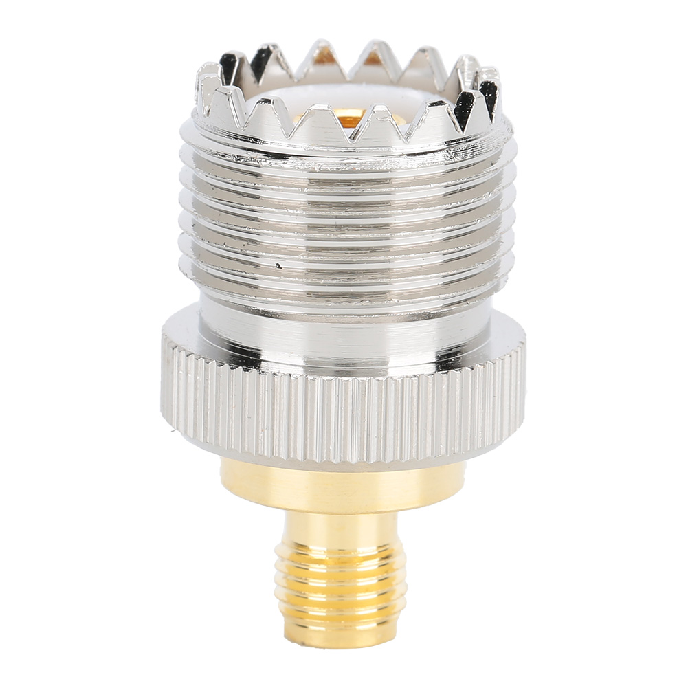 Satz Mit 2 Sma-buchse Auf Uhf-buchse Messing-50-ohm-adapterstecker Für Antennen