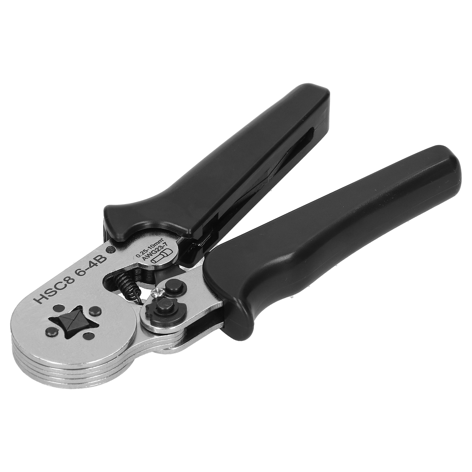 Hsc8 6-4b 0,25-10 Mm² Mini-selbstjustierende Manuelle Crimpzange Für Awg23-7 Drähte