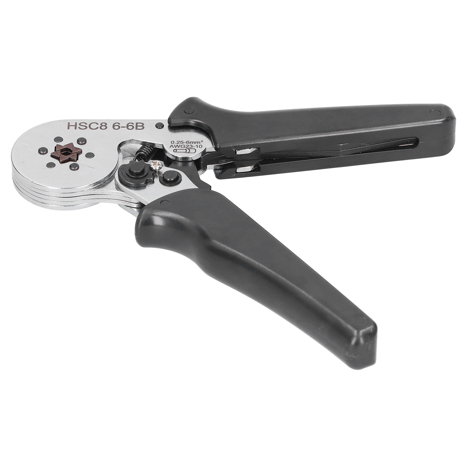 Miniatur-crimpzange Mit Selbstjustierung Für Drähte, Manuelle Crimpzange Für 0,25–6 Mm² Awg23-10 Hsc8 6-6b