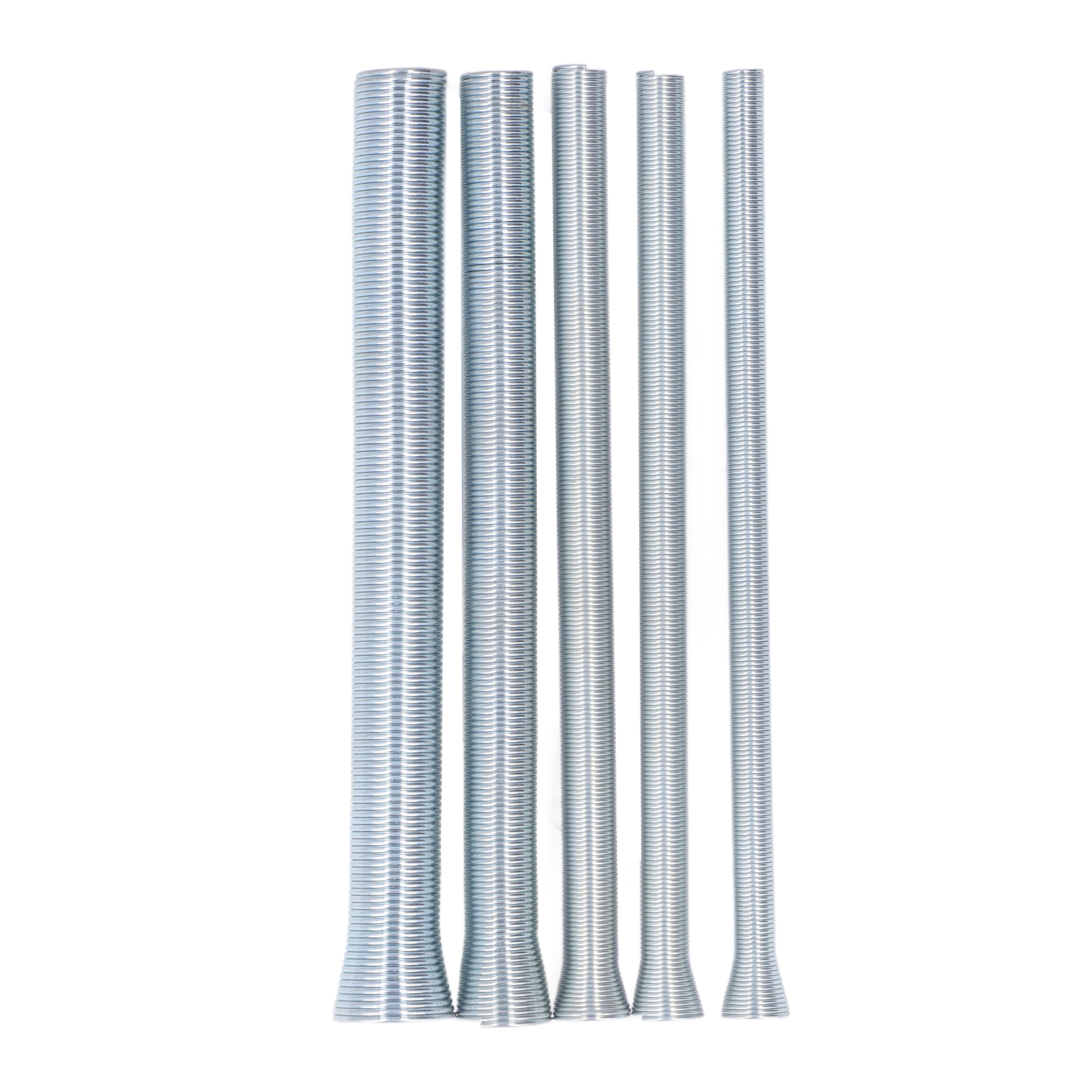 Federbiegeset Für Dünnwandige Kupfer-, Aluminium- Und Stahlrohre Mit Den Durchmessern 5/8", 1/2", 3/8", 5/16" Und 1/4