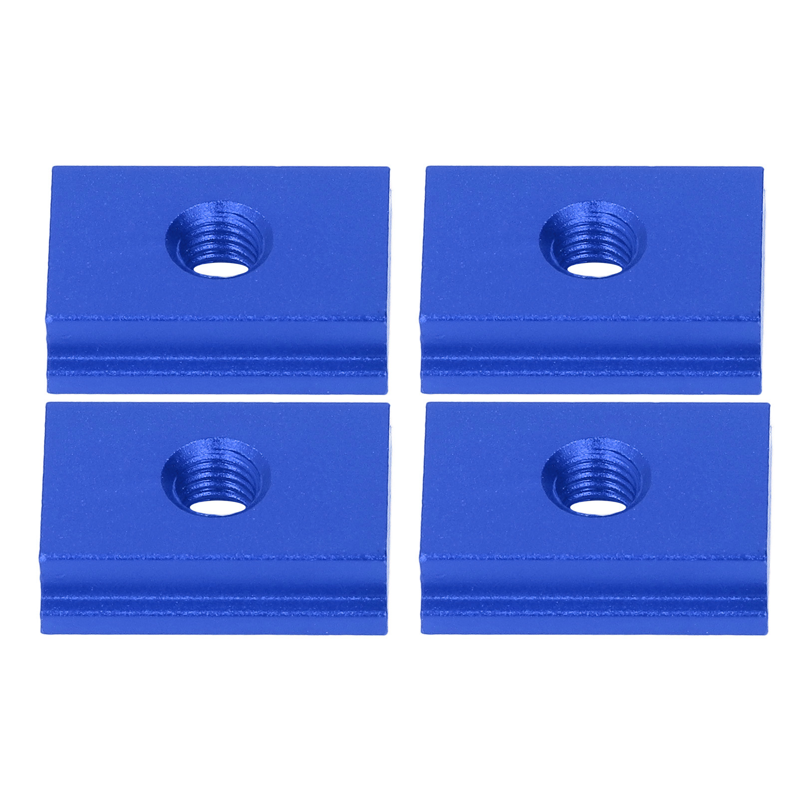 4 M8 Serie 30 Typ T Gleitschlitzmuttern Aus Aluminiumlegierung Für Holzbearbeitung, Linearführungsteile, Blau