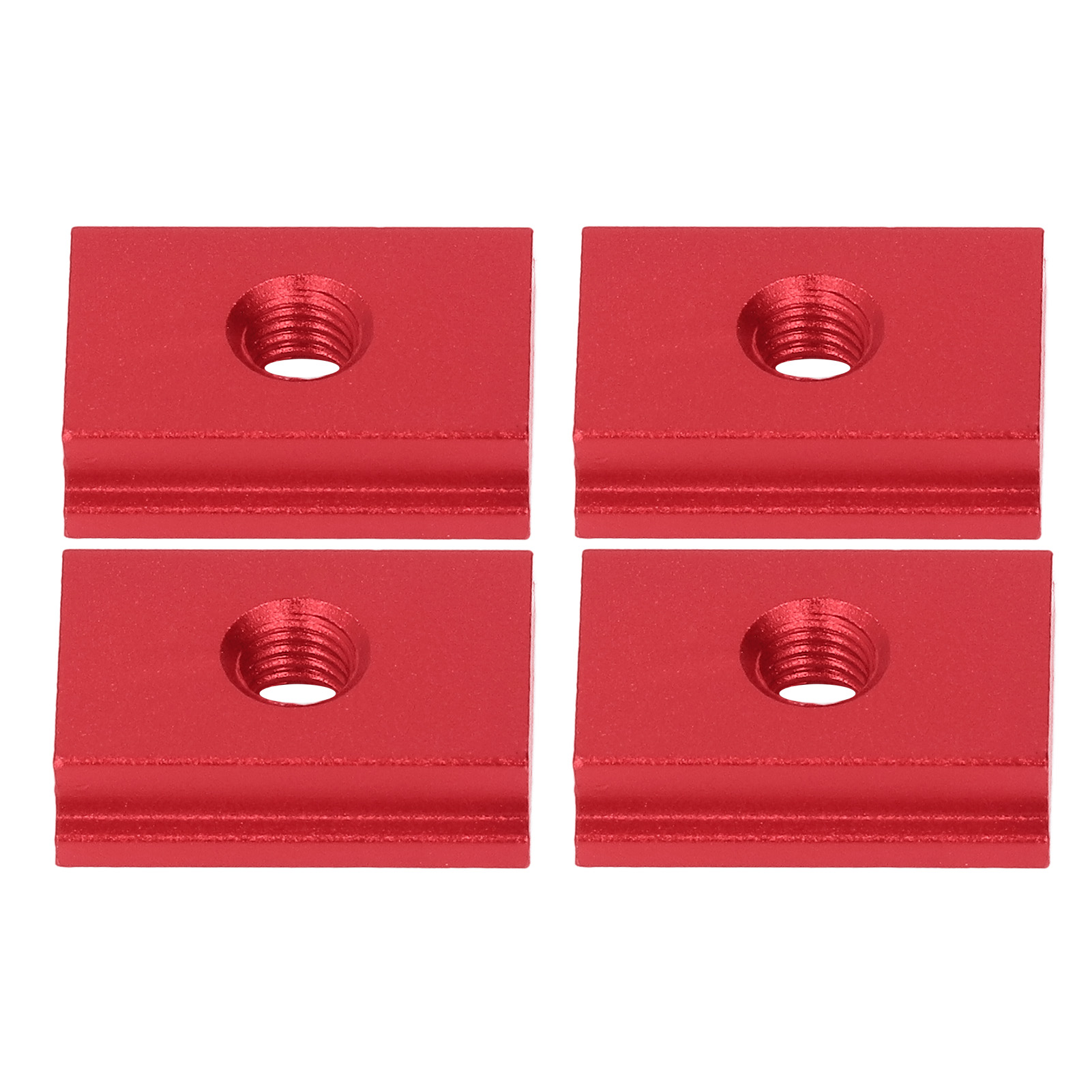 4 M8 Serie 30 Typ T Gleitschlitzmuttern Aus Aluminiumlegierung Für Holzbearbeitung, Linearführungsteile, Rot