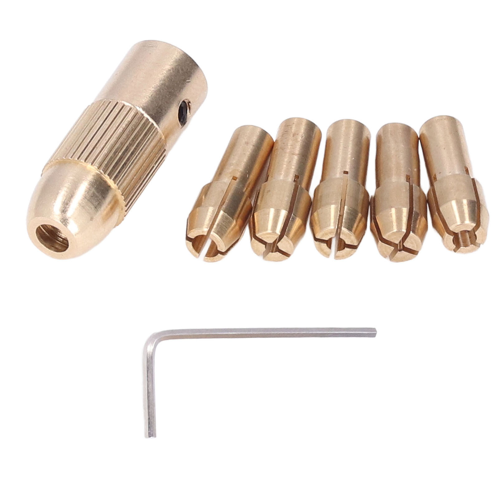 Set Mit 7 Messing-4-backen-bohrfuttern Für Mini-elektrobohrmaschinen Und Schleifmaschinen