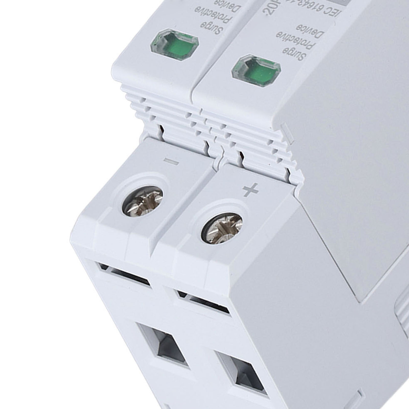 2-poliger 10–20 Ka Photovoltaik-solar-überspannungsschutz, 35-mm-din-schienenmontage, 1000 V Dc