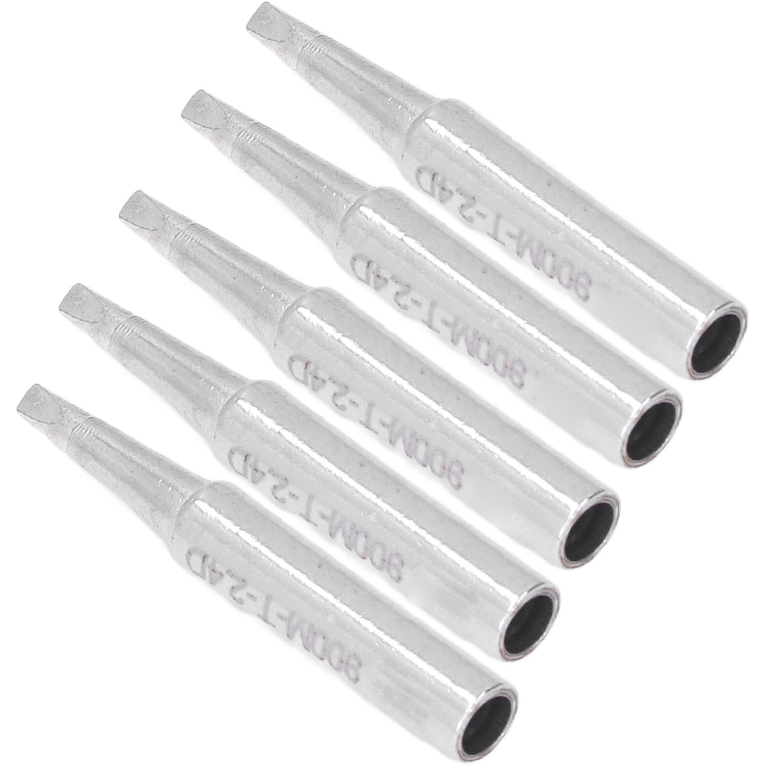 5-teiliges Bga-lötspitzenset Für Werkzeugstationen, Kupferlötköpfe, Serie 900m, Flacher Typ – 2,4d