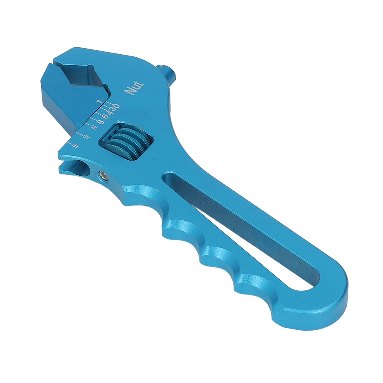 Verstellbarer An3-an16 Leichter Aluminium-schlauchadapterschlüssel (blau)