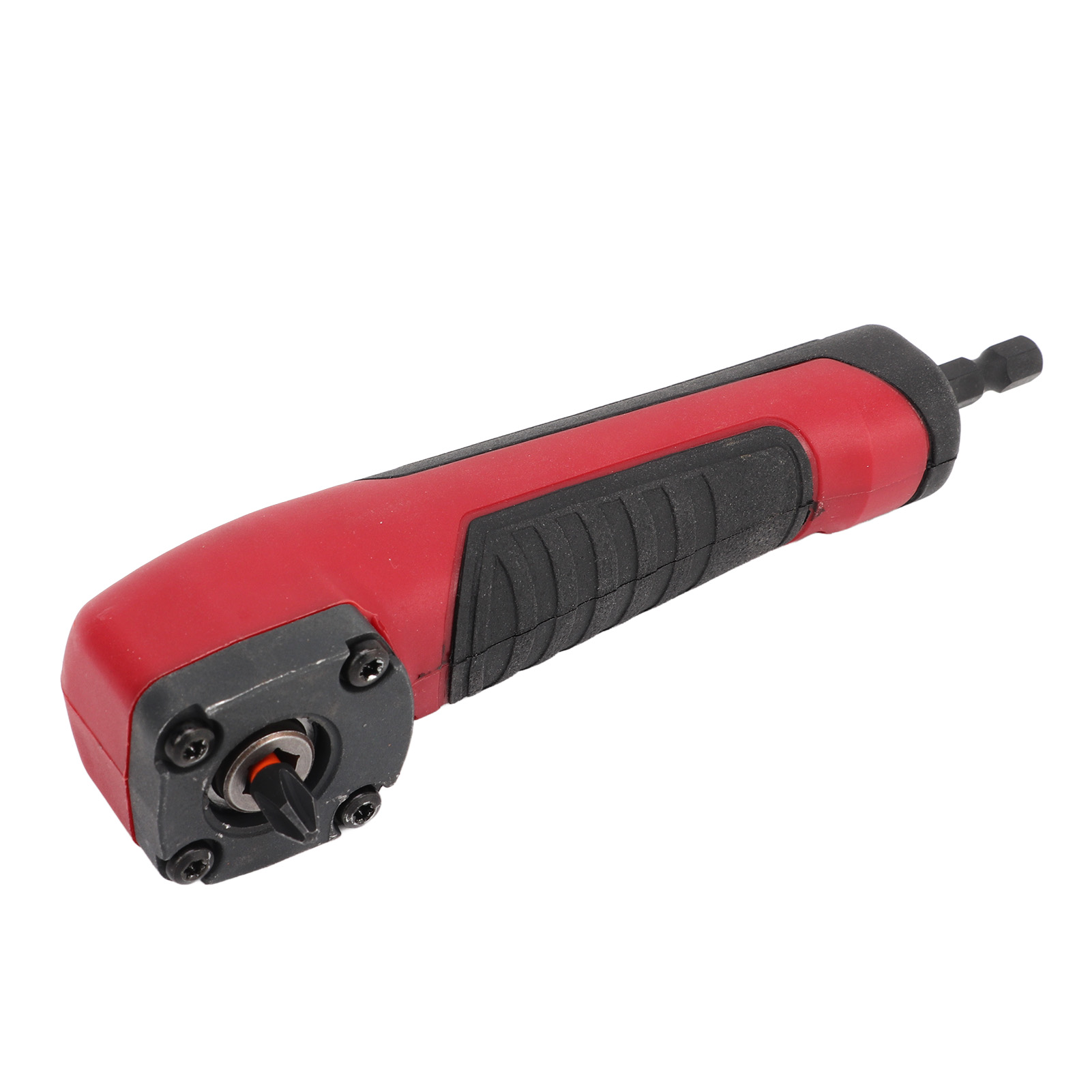 Winkelbohradapter, Sechskantaufnahme, Elektroschrauber, Winkelaufsatz Mit Magnetischem Bit-set, Rot
