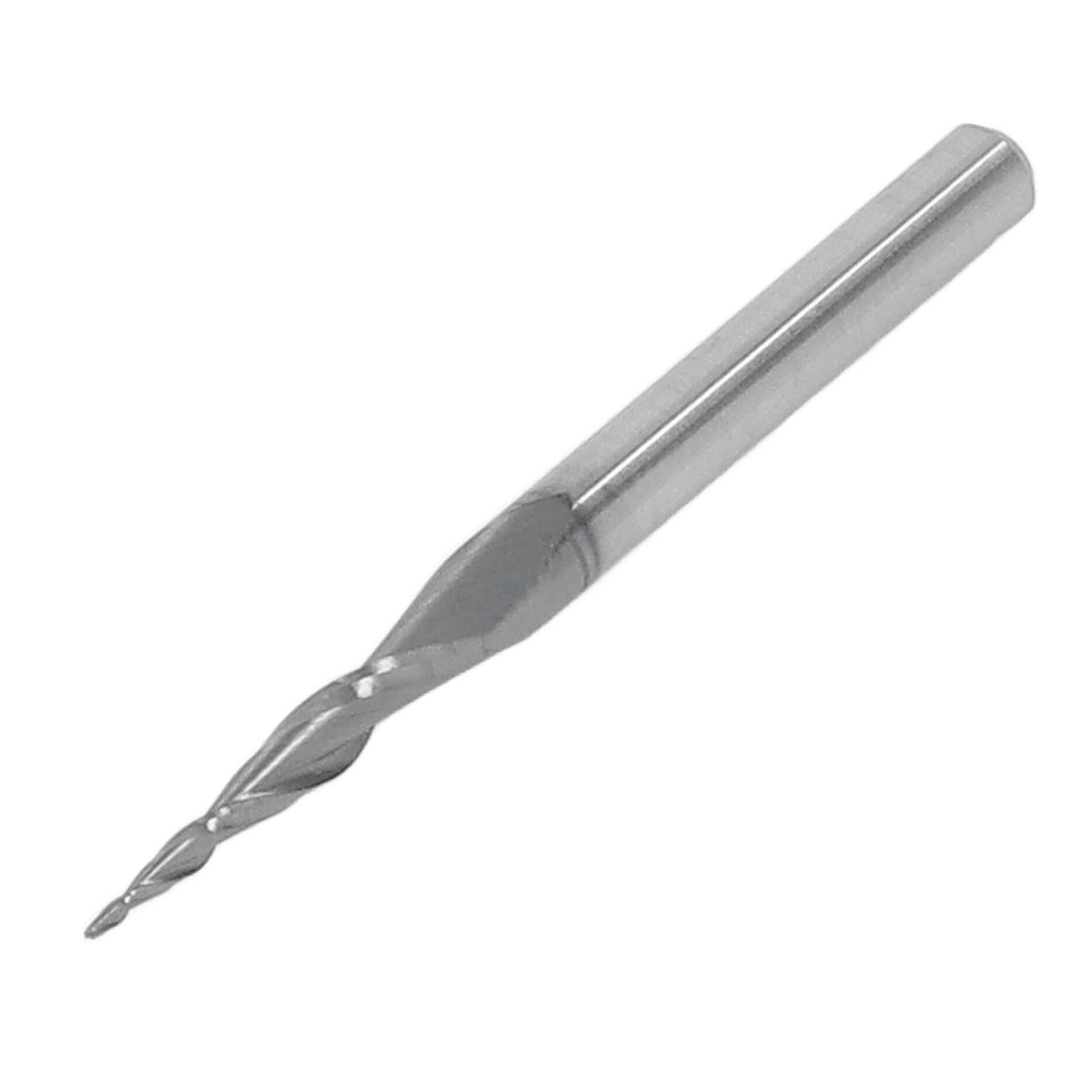 Cnc-gefräster Kugelkopffräser Aus Wolframstahl Mit Spiralförmigem Kegelprofil, Verlängerter Spitze Und Hartmetallfreiraum