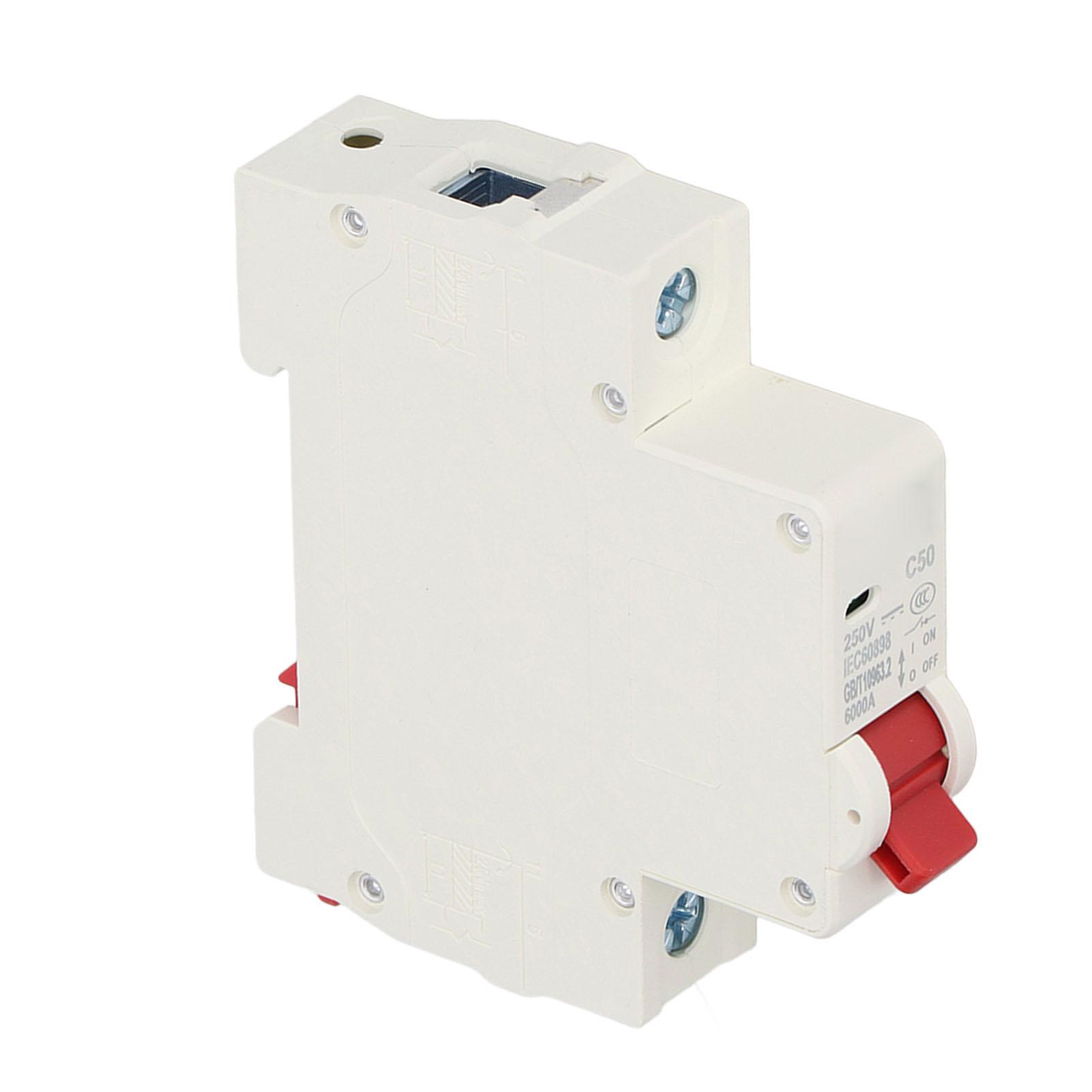 Miniatur-gleichstrom-leistungsschalter 1p Für Photovoltaikanlagen, 50-a-trennschalter, Din-schienenmontage, 250 V Dc, 6000 A Segmentierte Kapazität, Dz47 63z C50