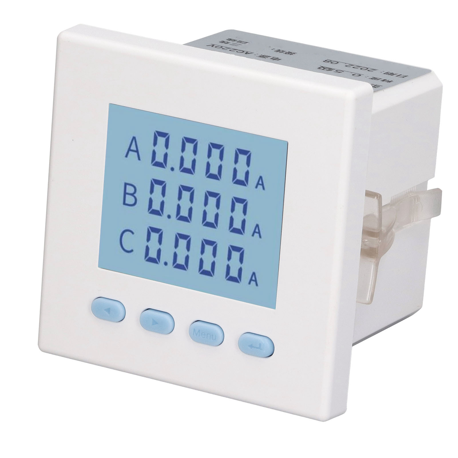 Digitaler Drehstromzähler, Stromverbrauchsmesser, Ac220v 5a Lcd-smart-monitor, Amperemeter
