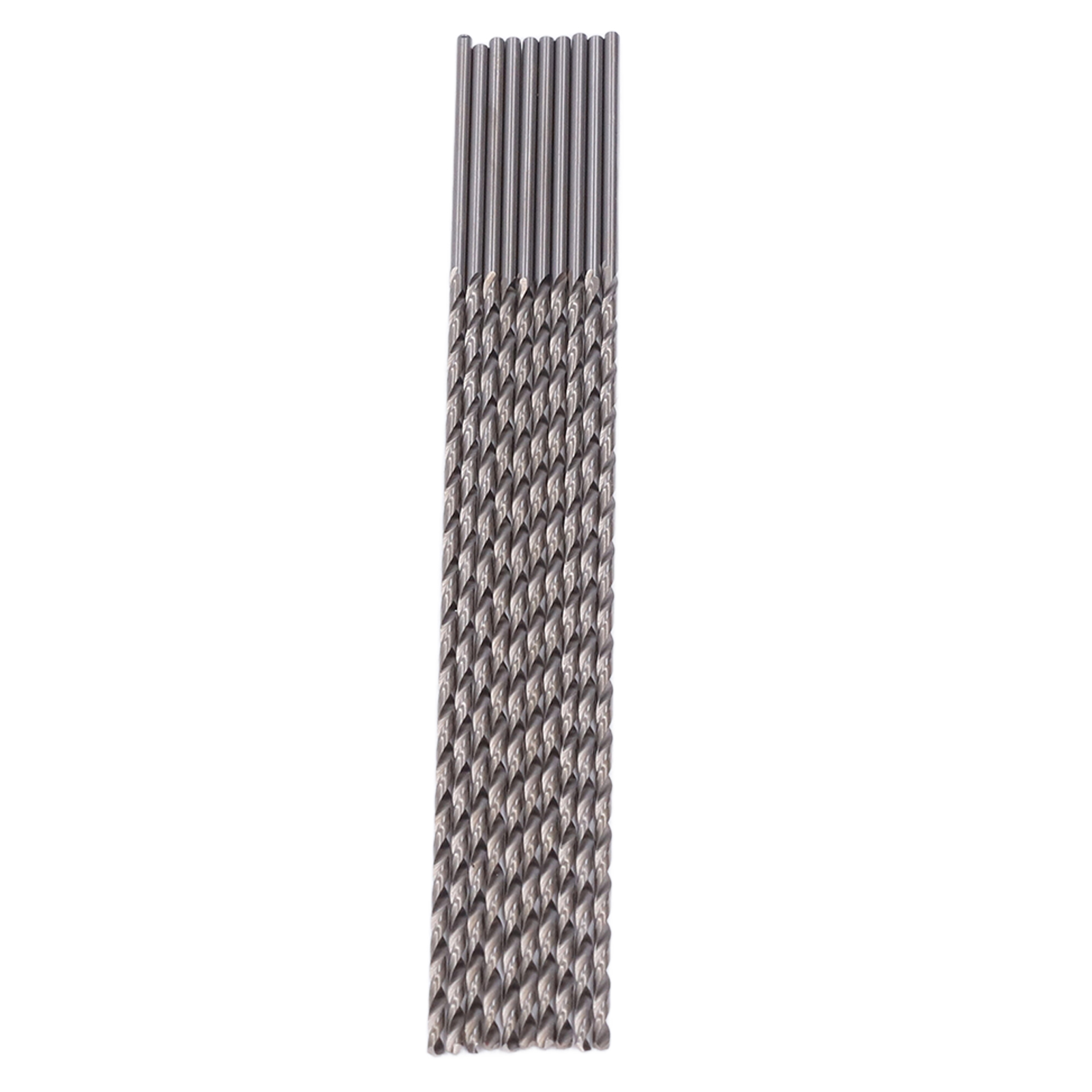 Set Mit 10 Extra Langen Hss-spiralbohrern Mit Geradem Rundschaft, Bohrwerkzeuge 2,5 X 200 Mm