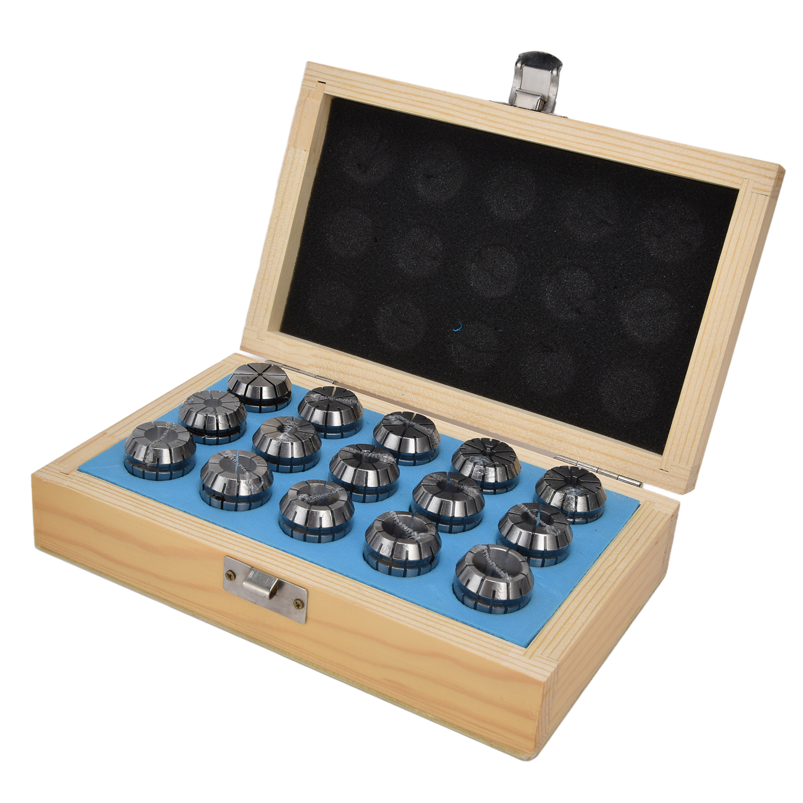Packung Mit 15 Hochpräzisen Er25-federklemmen Aus Kohlenstoffstahl Für Cnc-graviermaschinen, 2–16 Mm