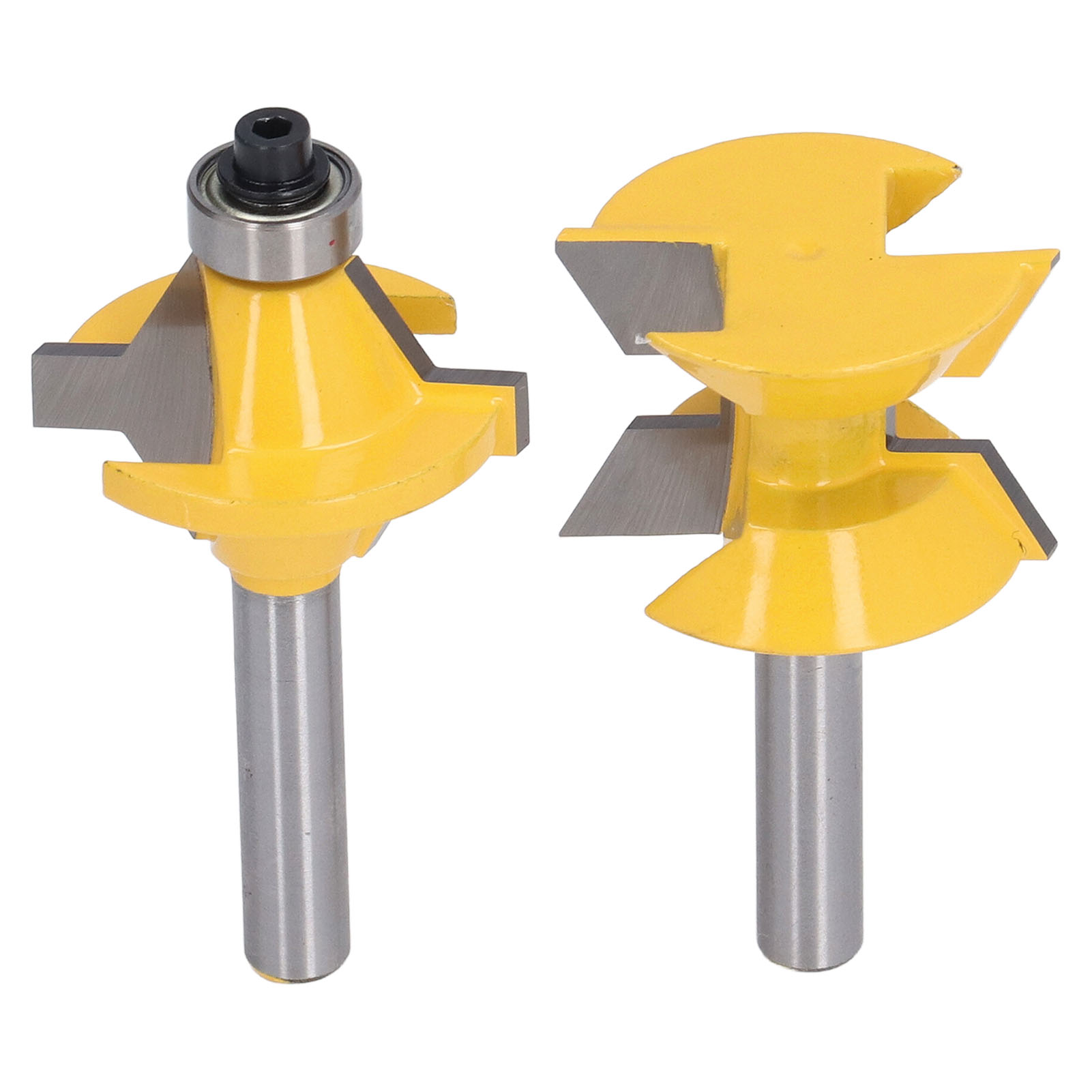 Set Mit 2 120°-nutfräsern Mit 8 Mm Schaft Für Die Holzbearbeitung