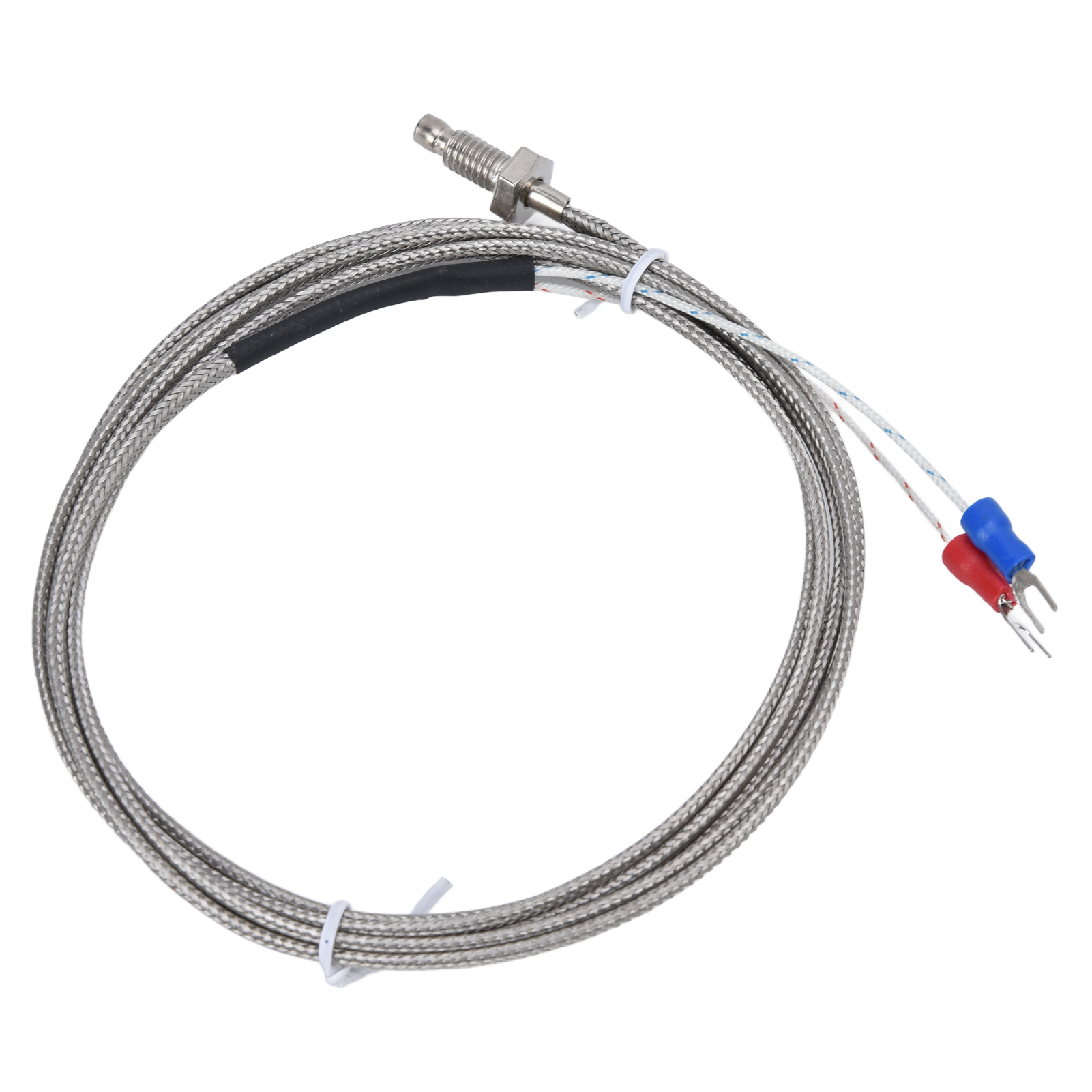 Thermoelement Typ K, Schraubsonde Mit Geerdetem, Abgeschirmtem Draht, Temperatursensor 0–450 °c Wrnt-01