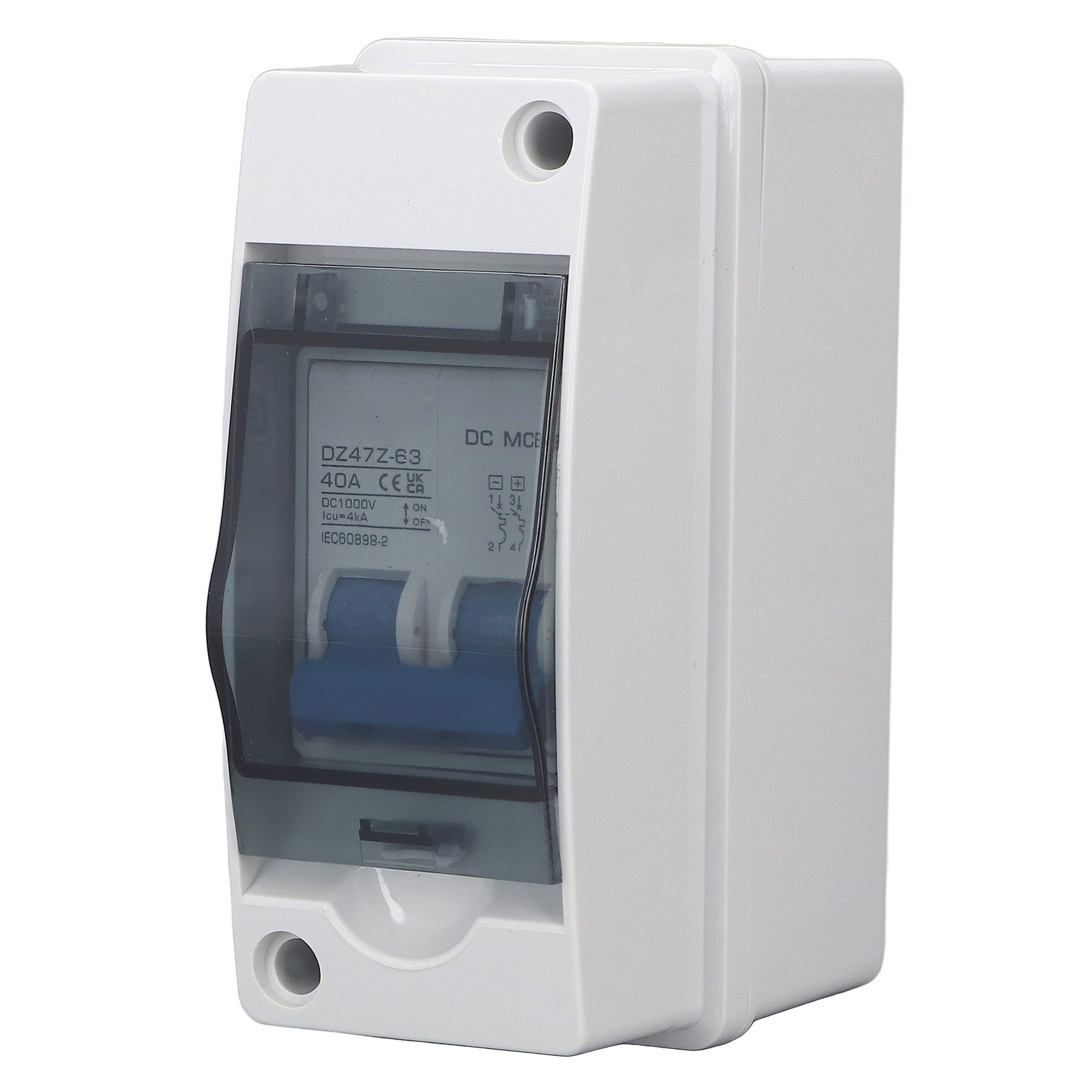1000v Dc 40a Leistungsschalter Mit Wasserdichtem Ip65-gehäuse Für Photovoltaik-solarsysteme