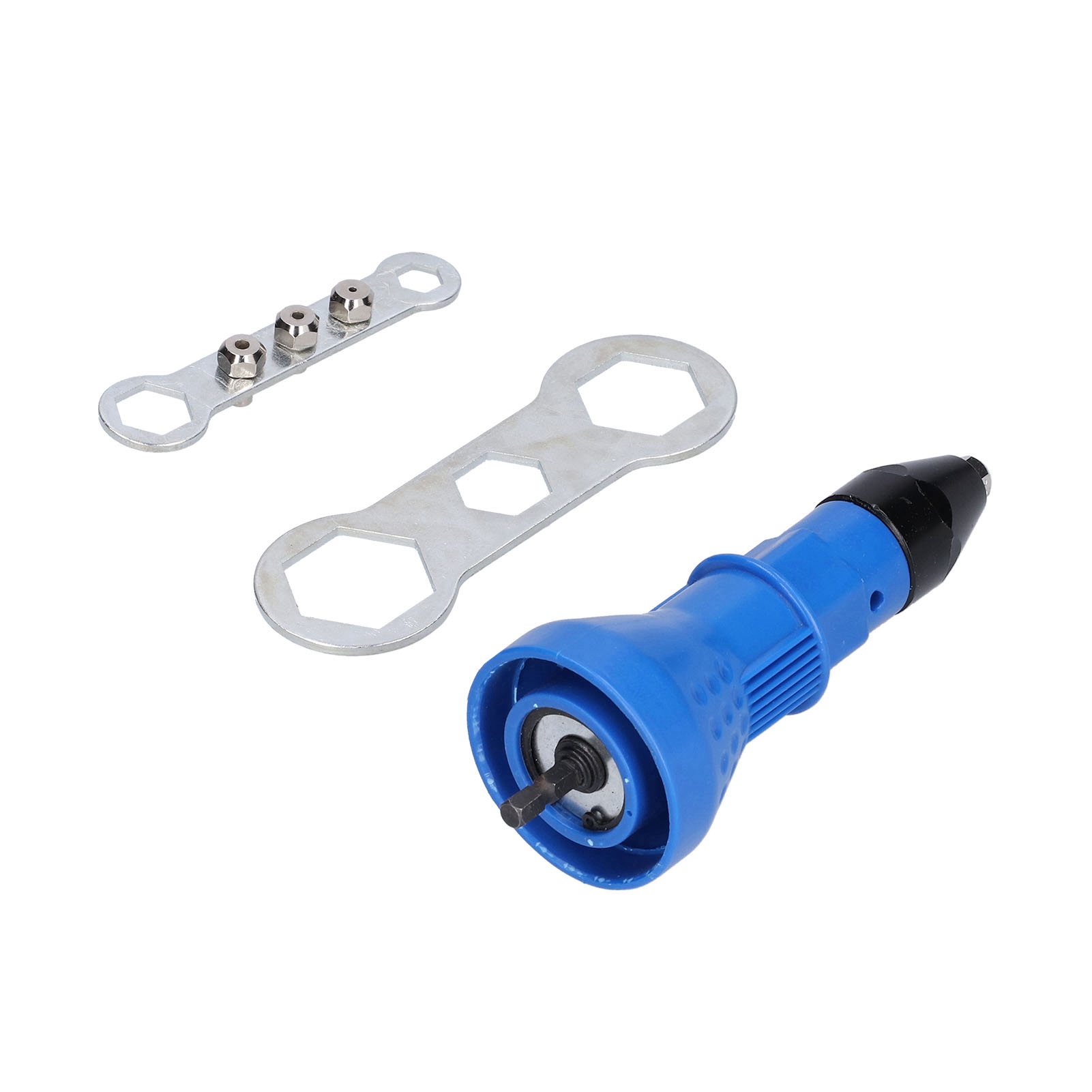 Adapter Für Akku-bohrschrauber Und Nietpistole, Blaues Elektrowerkzeug