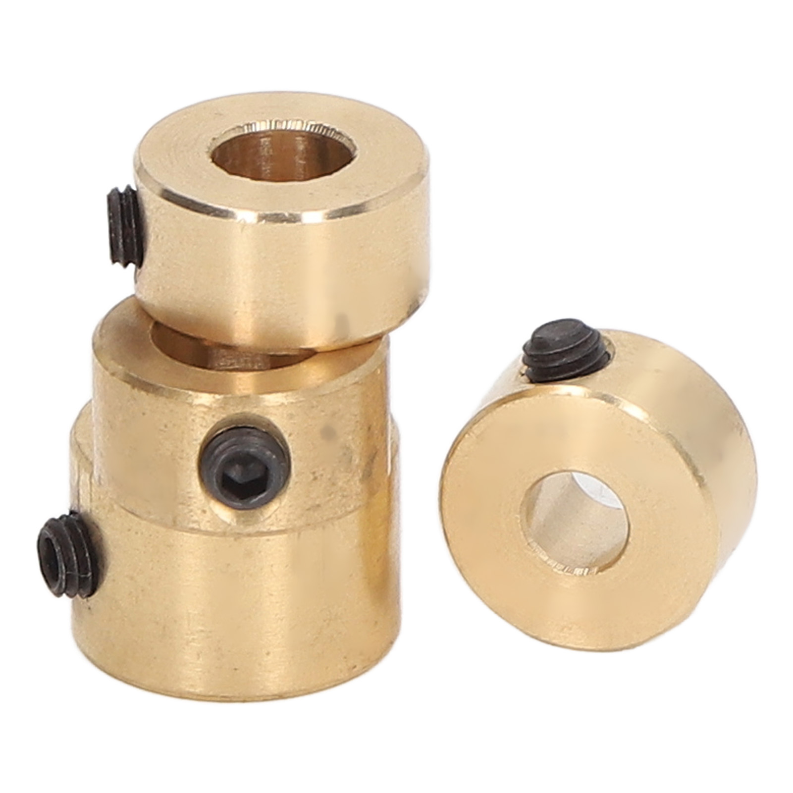 Set Aus 4 Bohrstoppringen Aus Messing Mit Schnellpositionierung Und Verriegelung, Für Die Holzbearbeitung (6, 8, 9 Und 10 Mm).