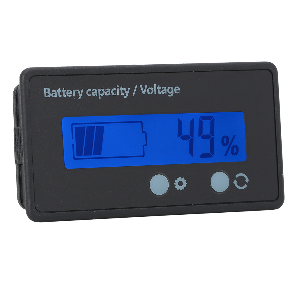 Gy-6gs Wasserdichter Pcb-htn-batteriekapazitätsmonitor Mit Lcd-bildschirm, 12–84 V, Blau
